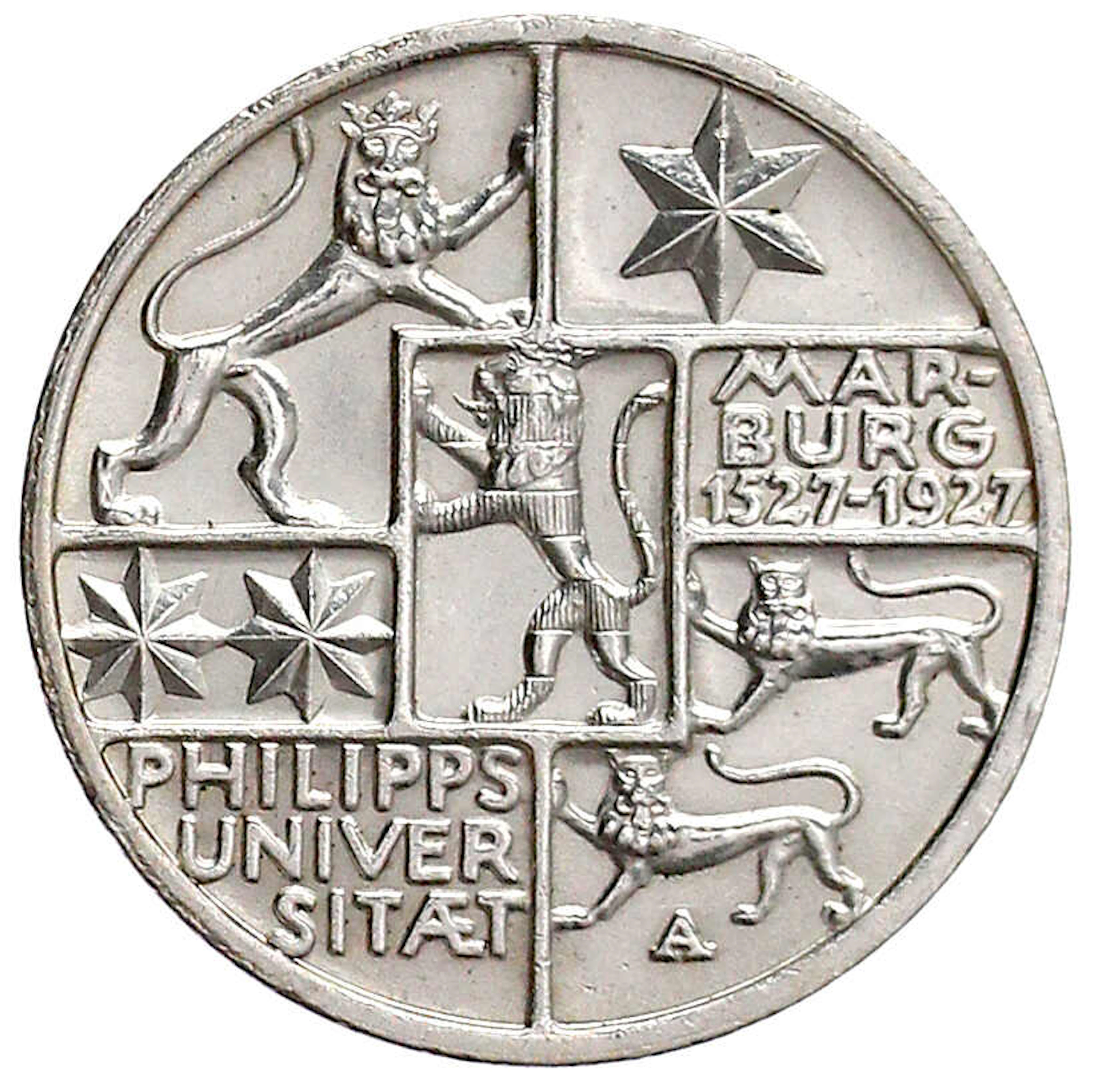 Weimarer Republik, Gedenkmünzen, 3 Reichsmark Marburg