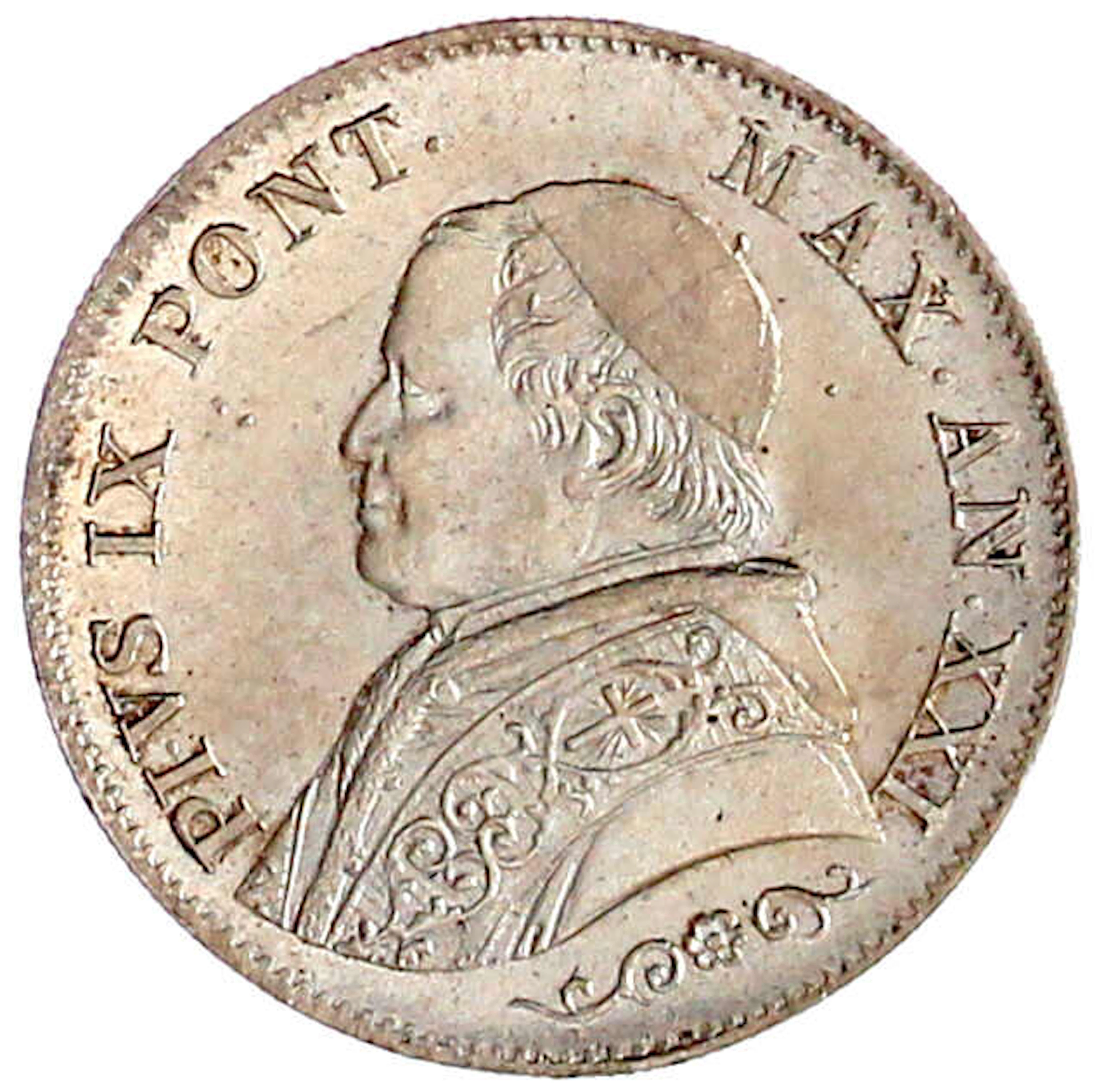 Ausländische Münzen und Medaillen, Italien-Kirchenstaat, Pius IX., 1846-1878