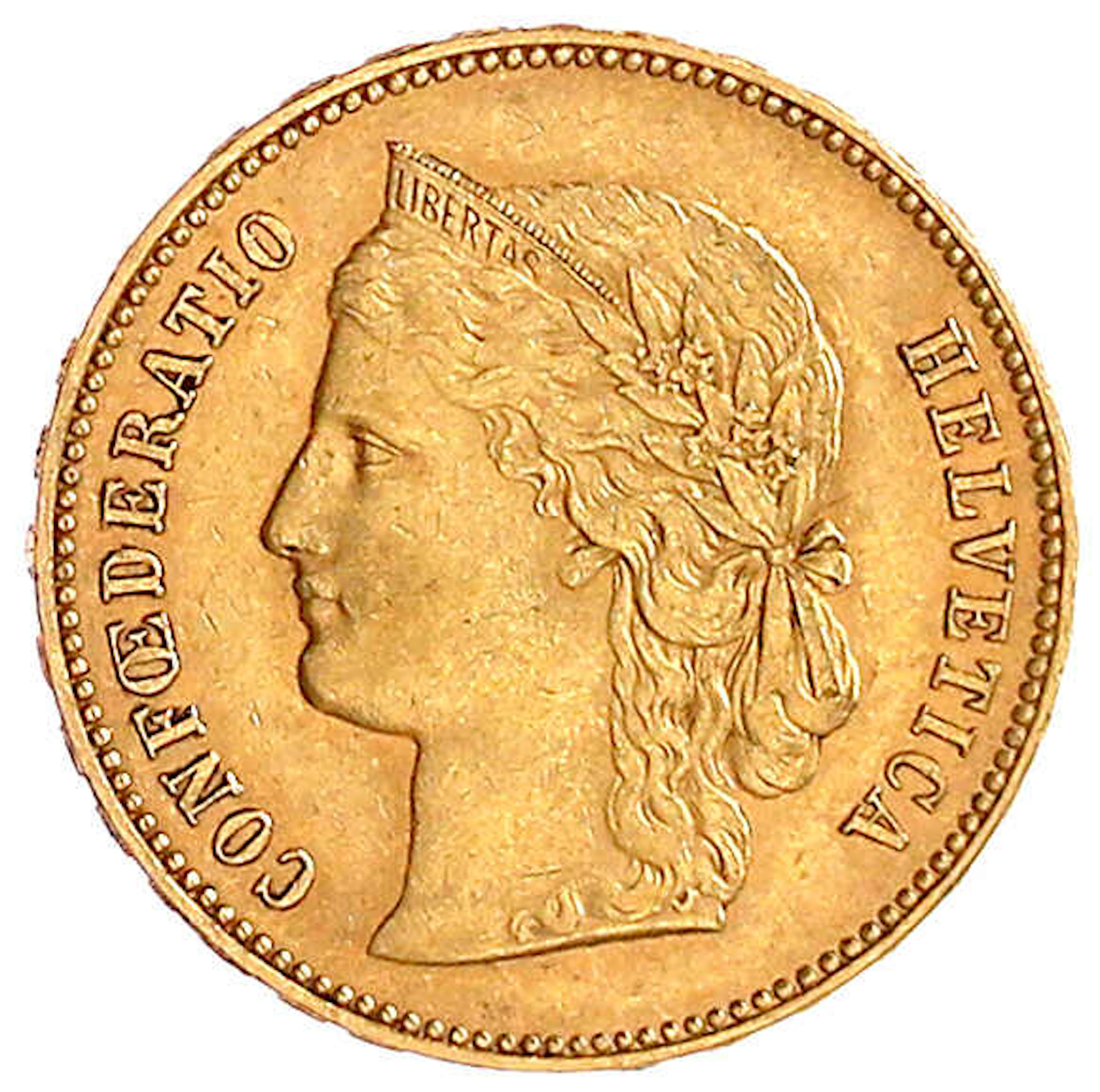 Ausländische Goldmünzen und -medaillen, Schweiz, Eidgenossenschaft, seit 1850