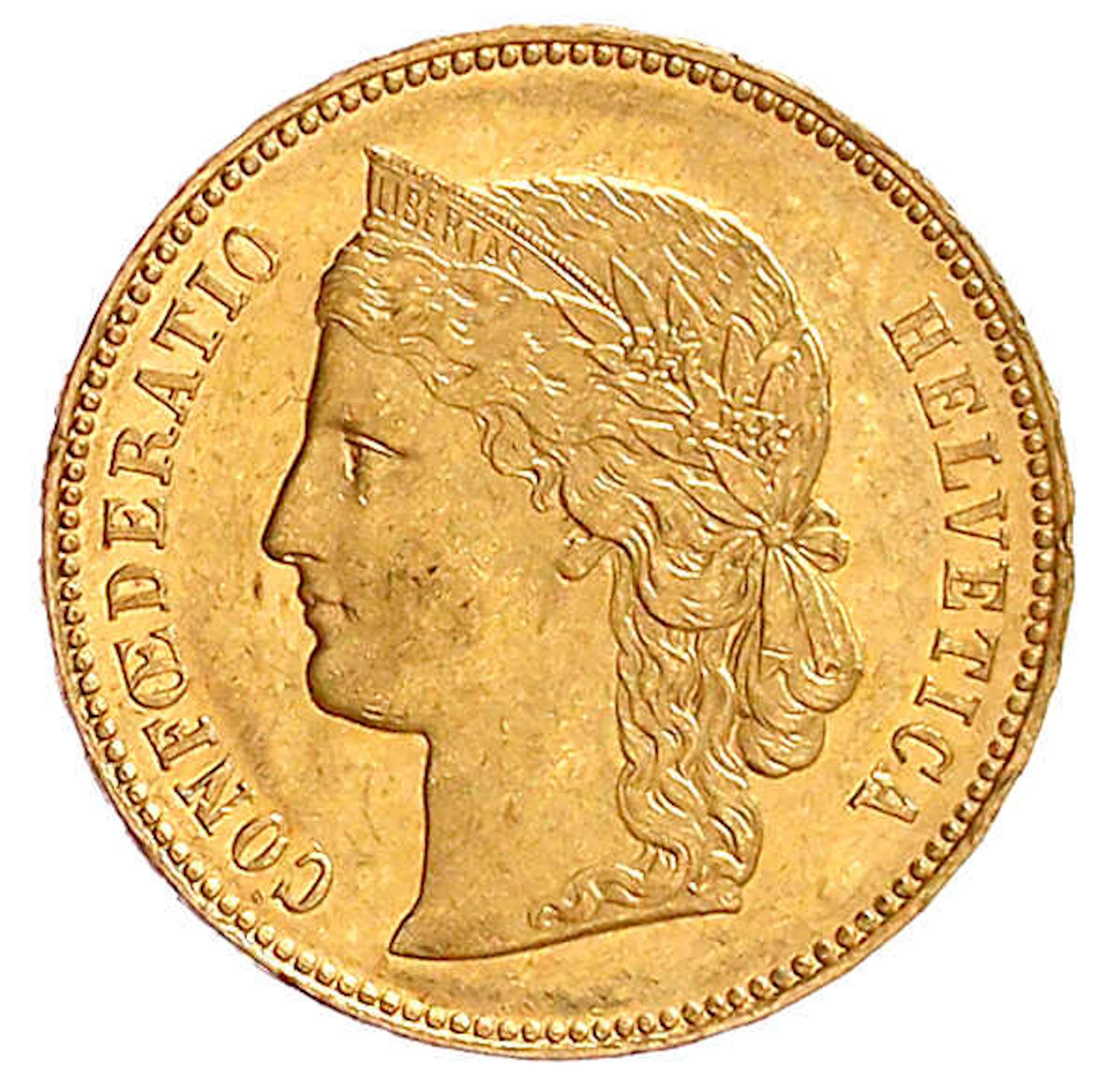 Ausländische Goldmünzen und -medaillen, Schweiz, Eidgenossenschaft, seit 1850