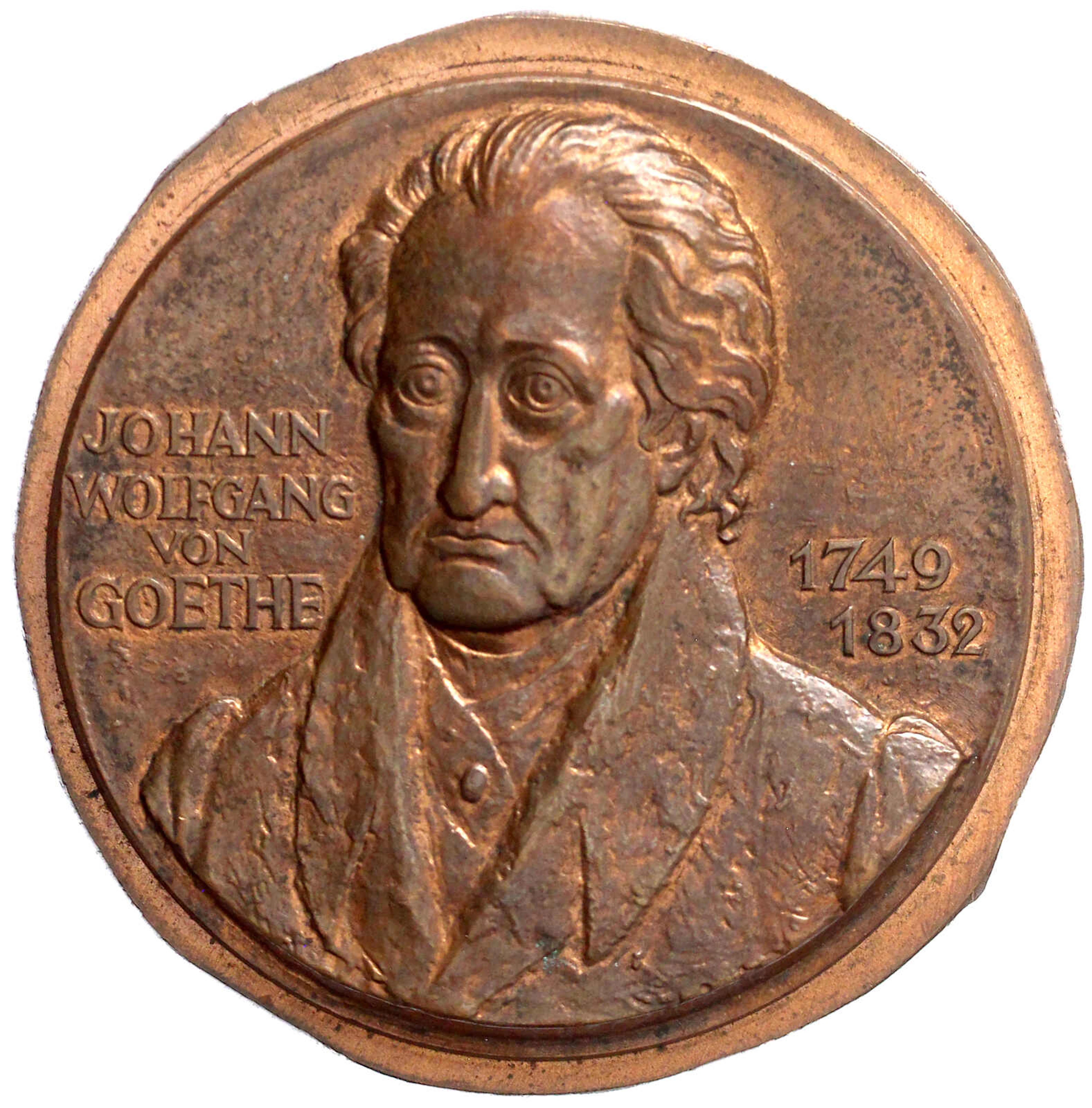Medaillen, Personenmedaillen, Goethe, Johann Wolfgang von *1749 Frankfurt