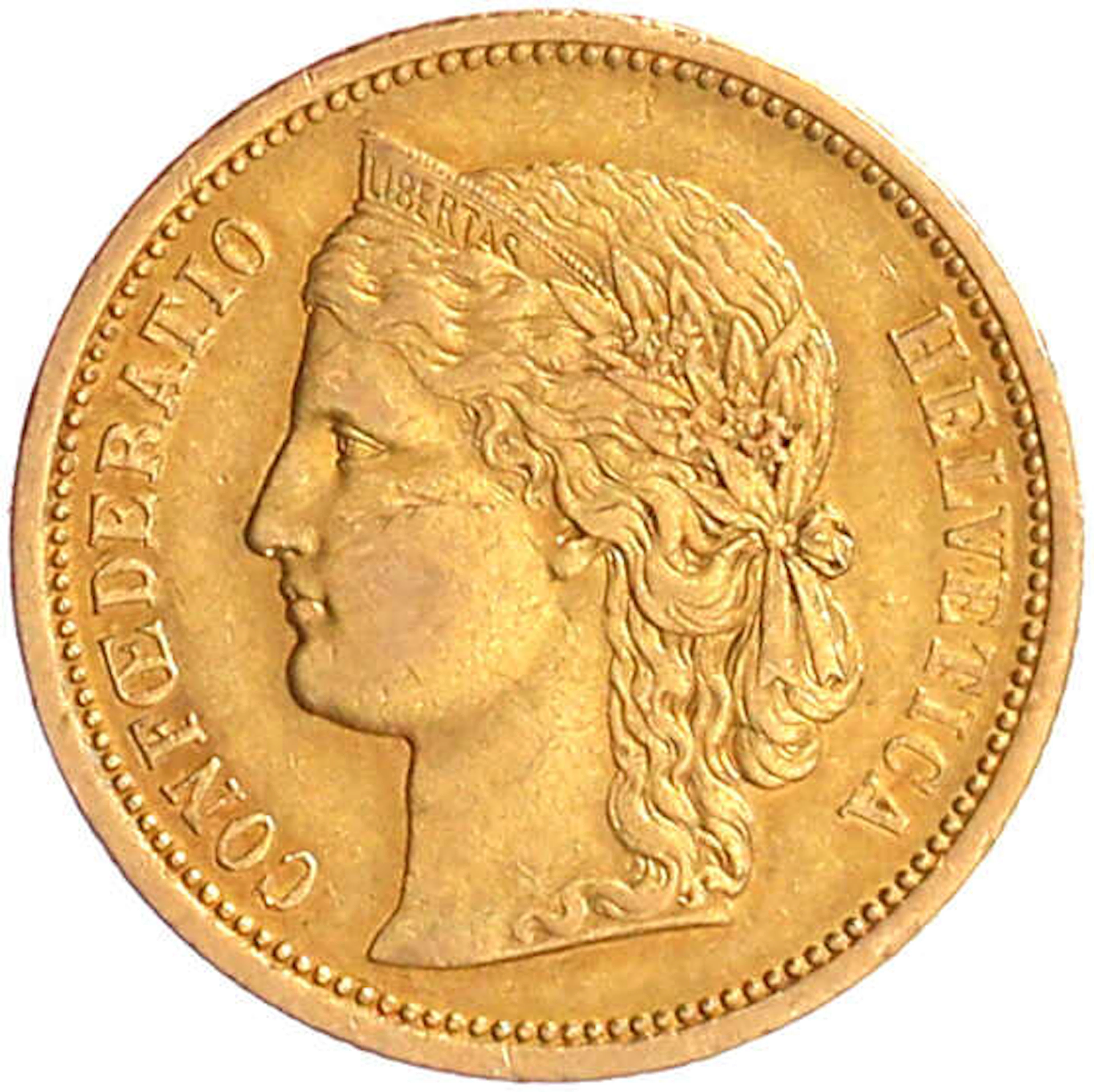Ausländische Goldmünzen und -medaillen, Schweiz, Eidgenossenschaft, seit 1850