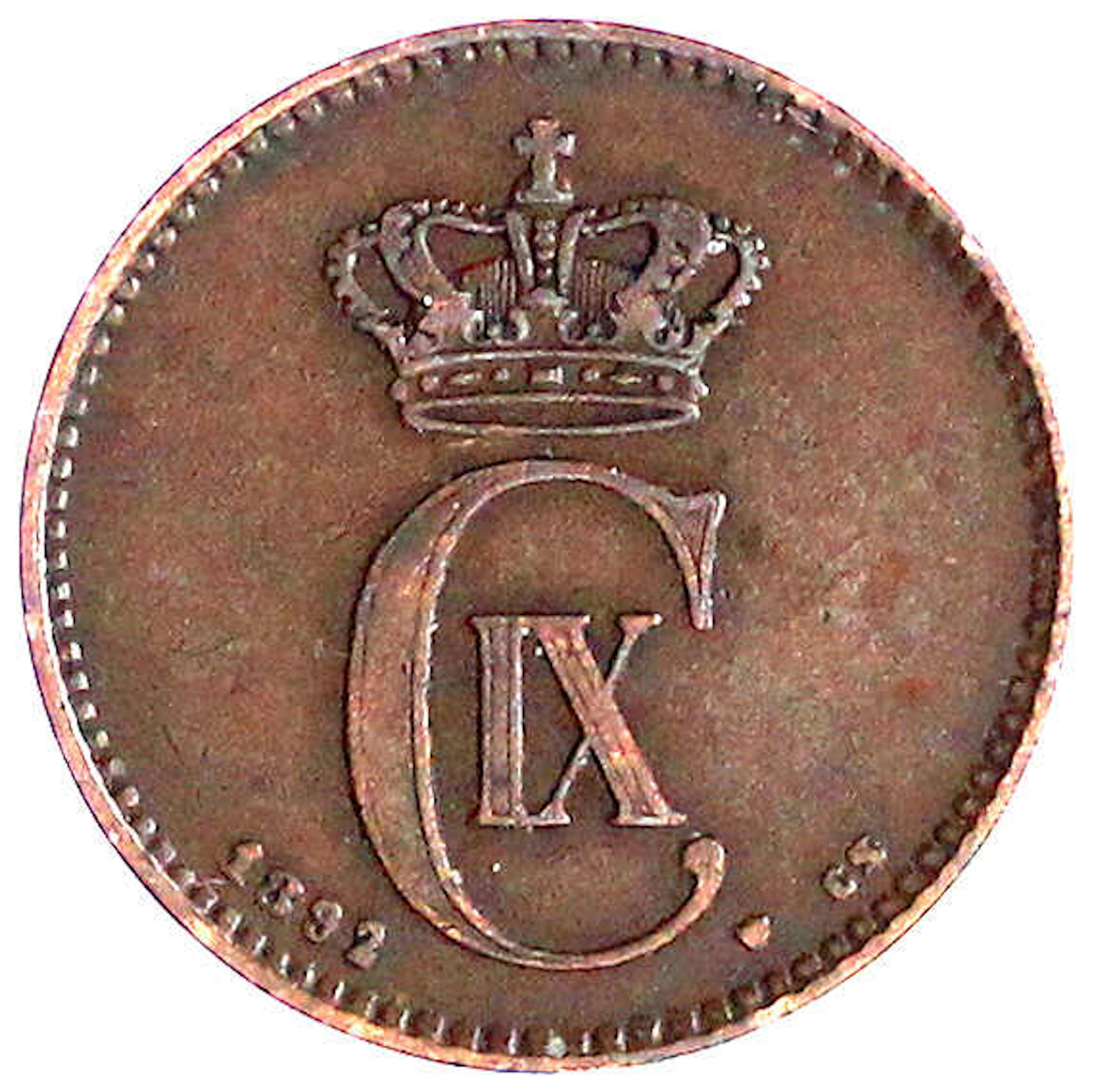 Ausländische Münzen und Medaillen, Dänemark, Christian IX., 1863-1906