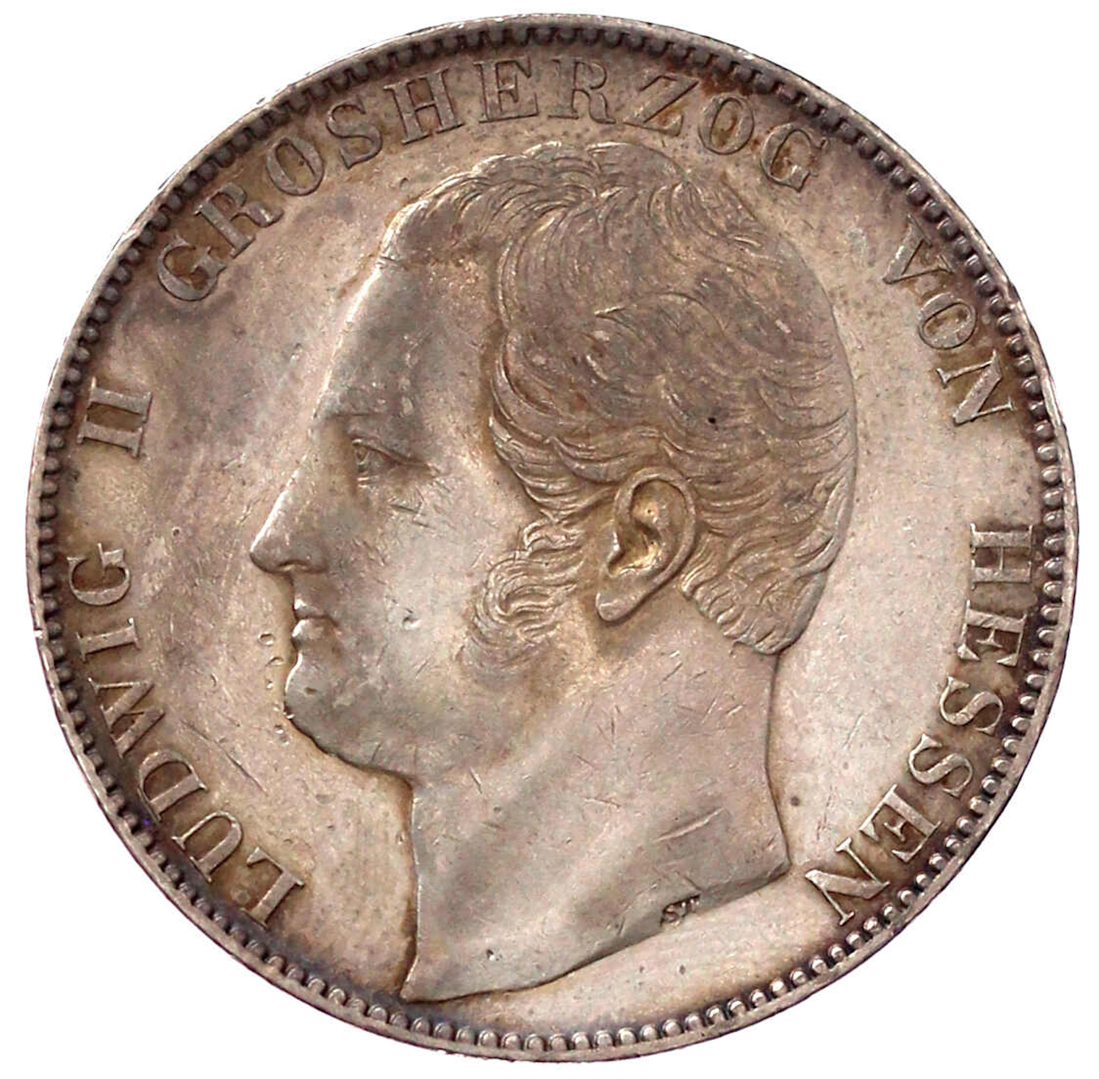 Altdeutsche Münzen und Medaillen, Hessen-Darmstadt, Ludwig II., 1830-1848