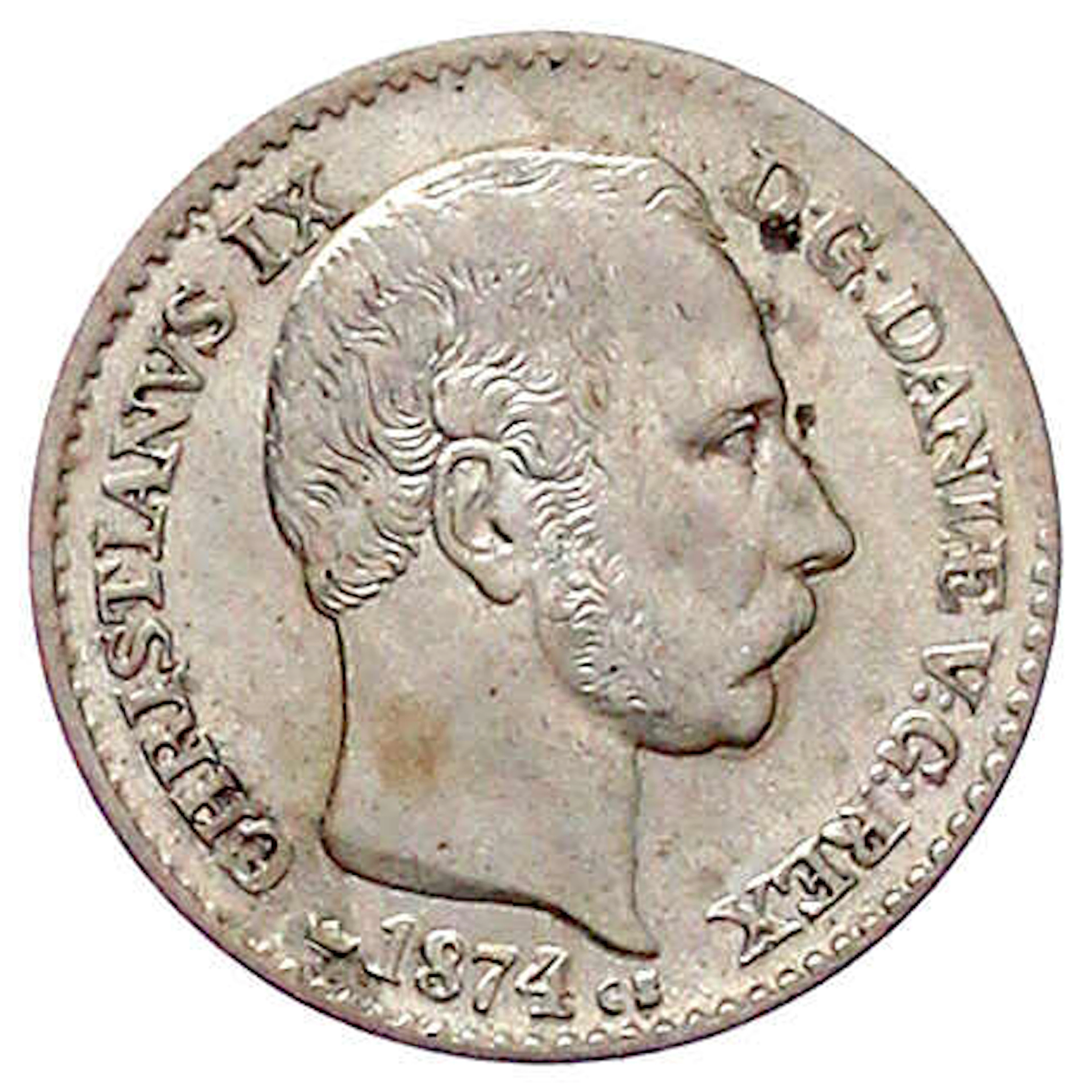 Ausländische Münzen und Medaillen, Dänemark, Christian IX., 1863-1906