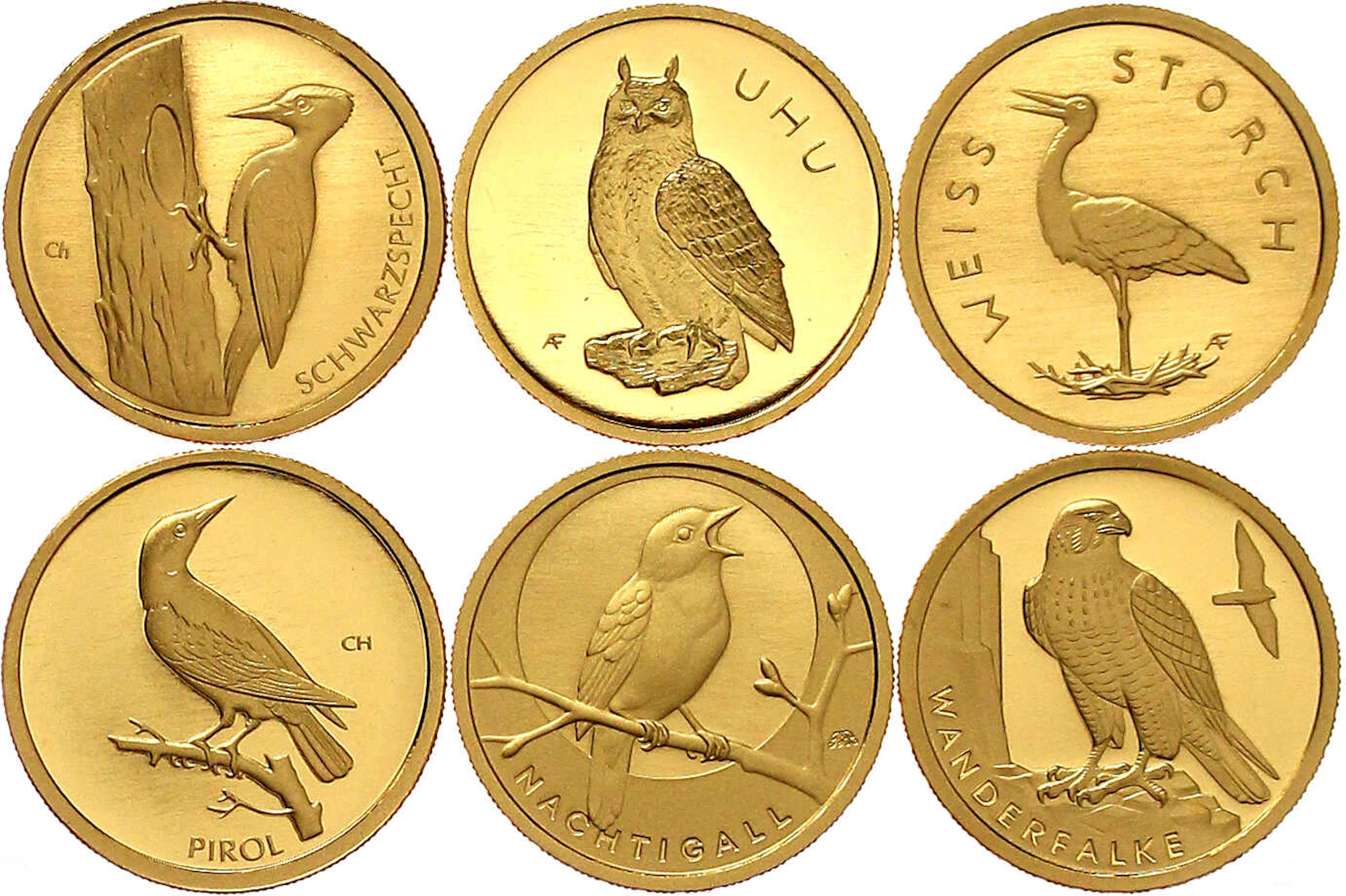 Goldmünzen der Bundesrepublik Deutschland, Euro, ab 2002