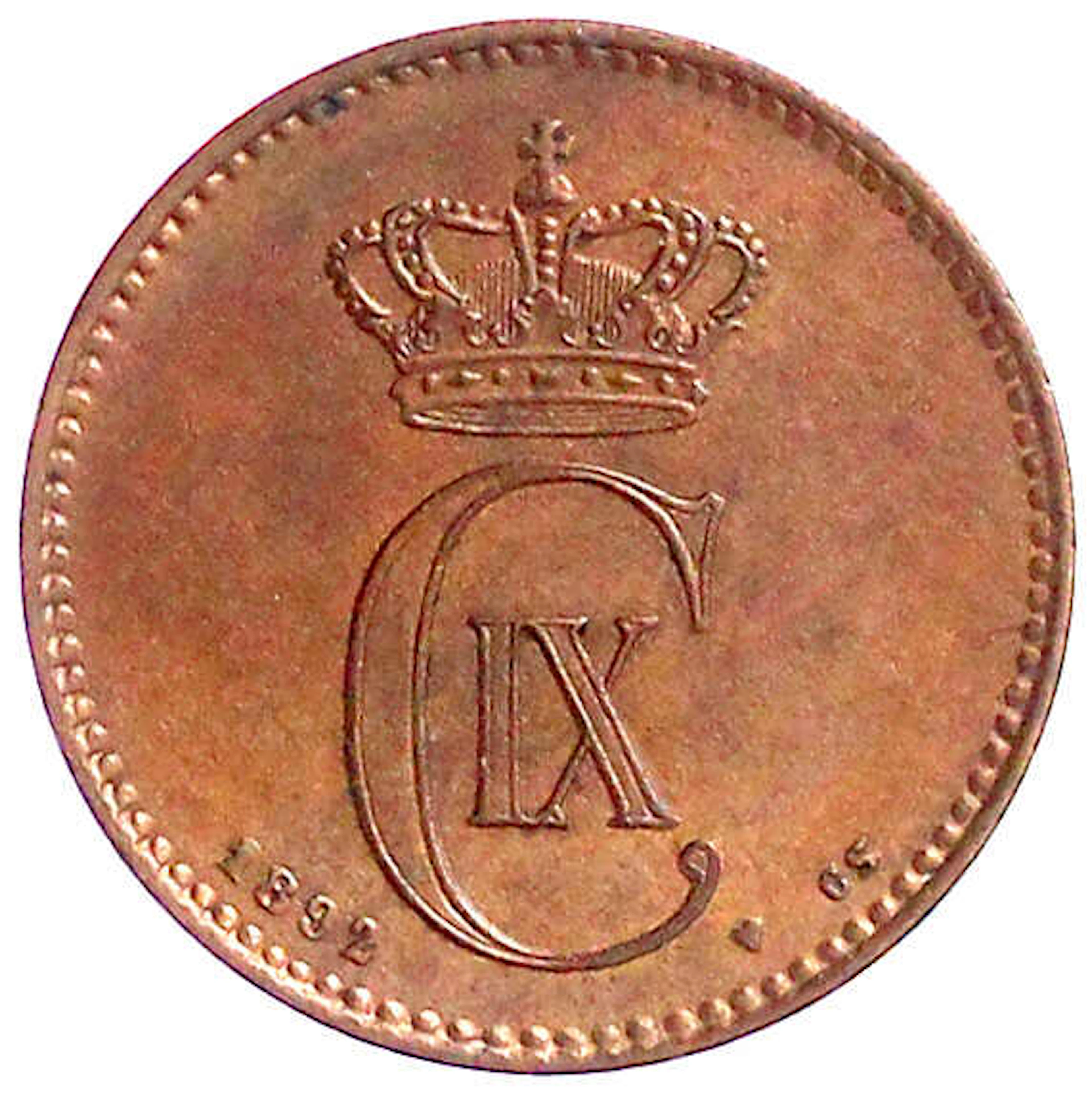 Ausländische Münzen und Medaillen, Dänemark, Christian IX., 1863-1906