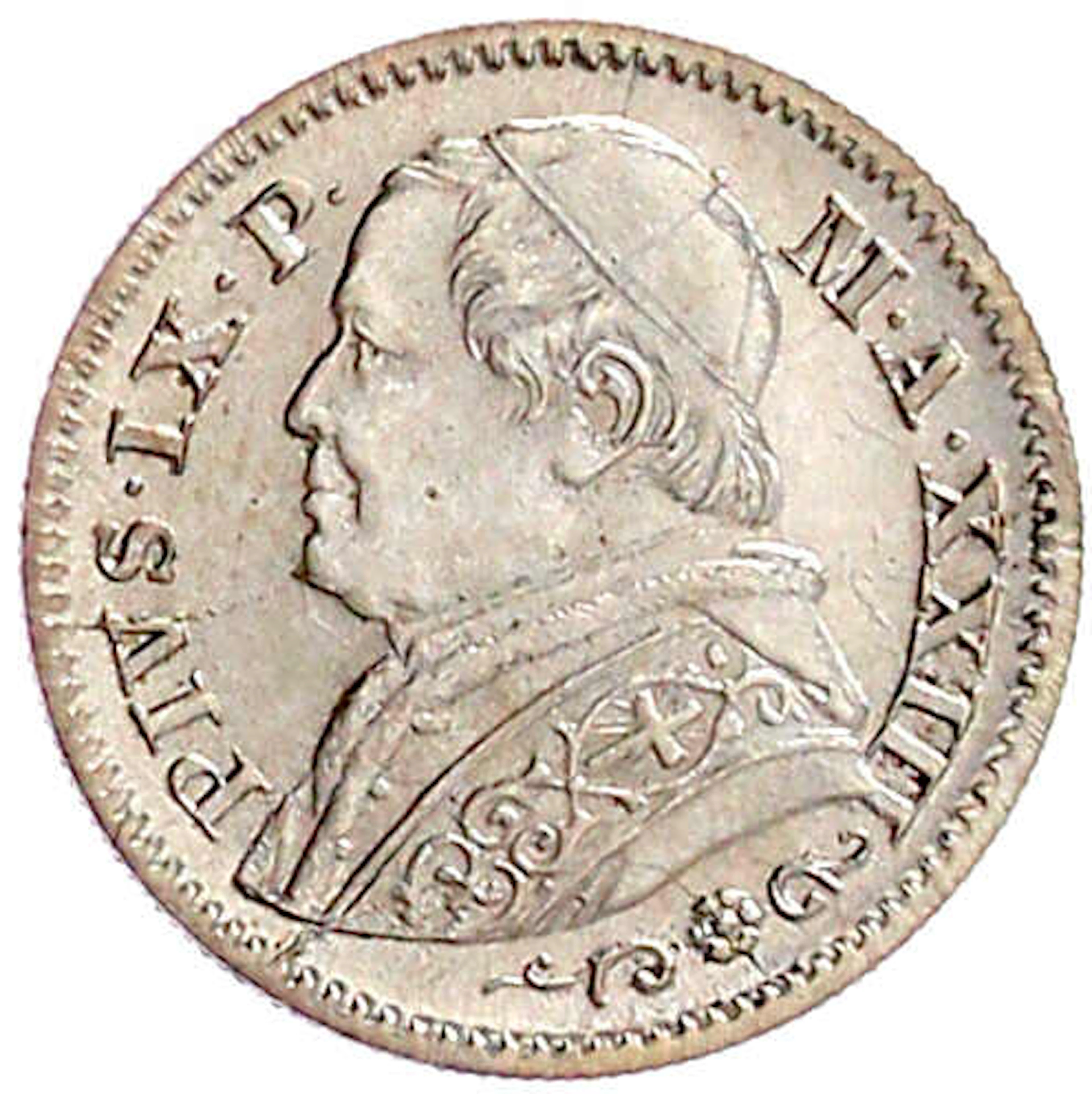 Ausländische Münzen und Medaillen, Italien-Kirchenstaat, Pius IX., 1846-1878