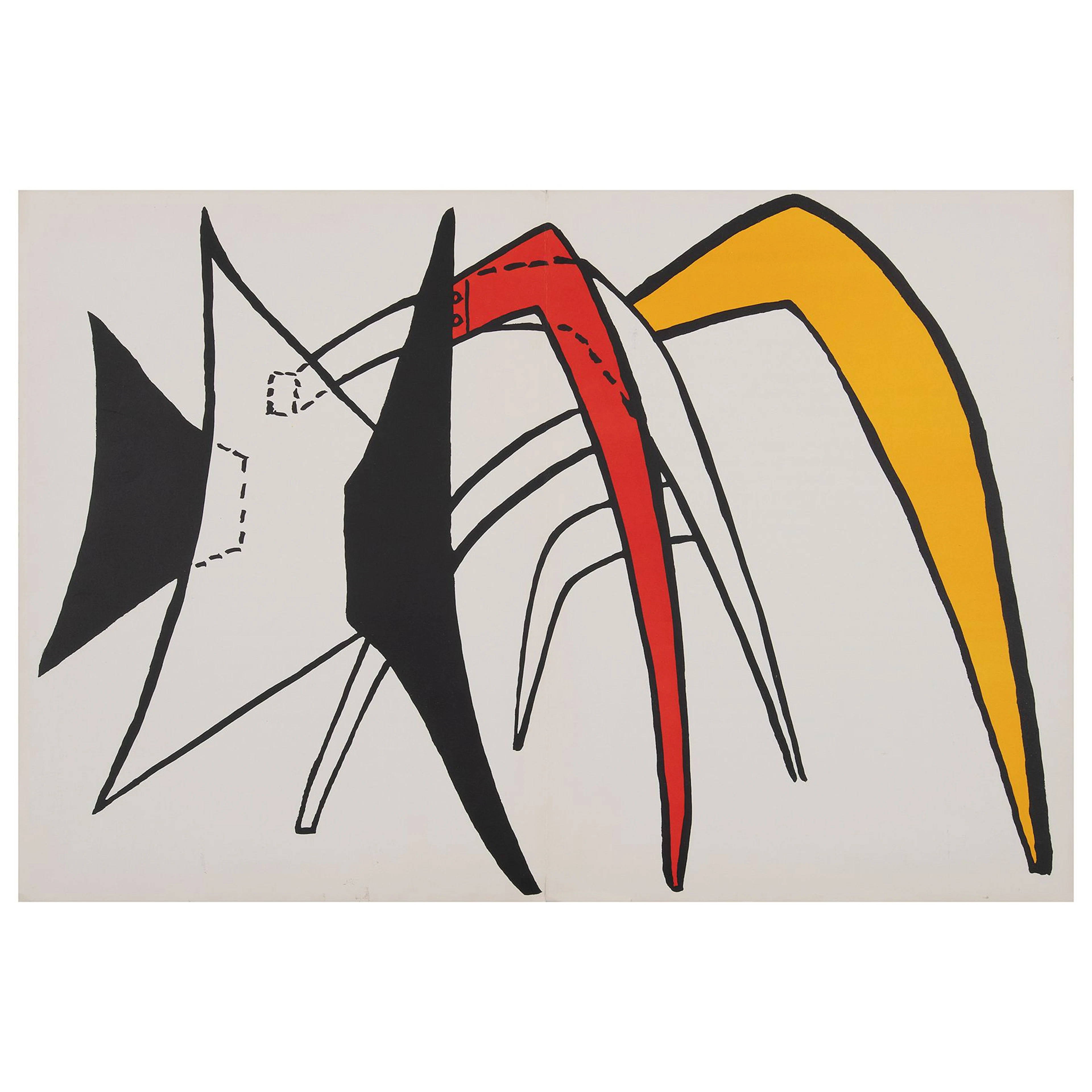 ALEXANDER CALDER. Stabiles, para la revista Derrière Le Miroir, 1963.