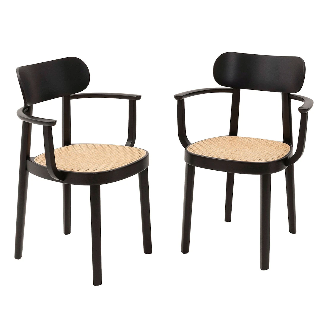 SEBASTIAN HERKNER, PAR DE SILLONES THONET, “MODELO 118 F”, ALEMANIA