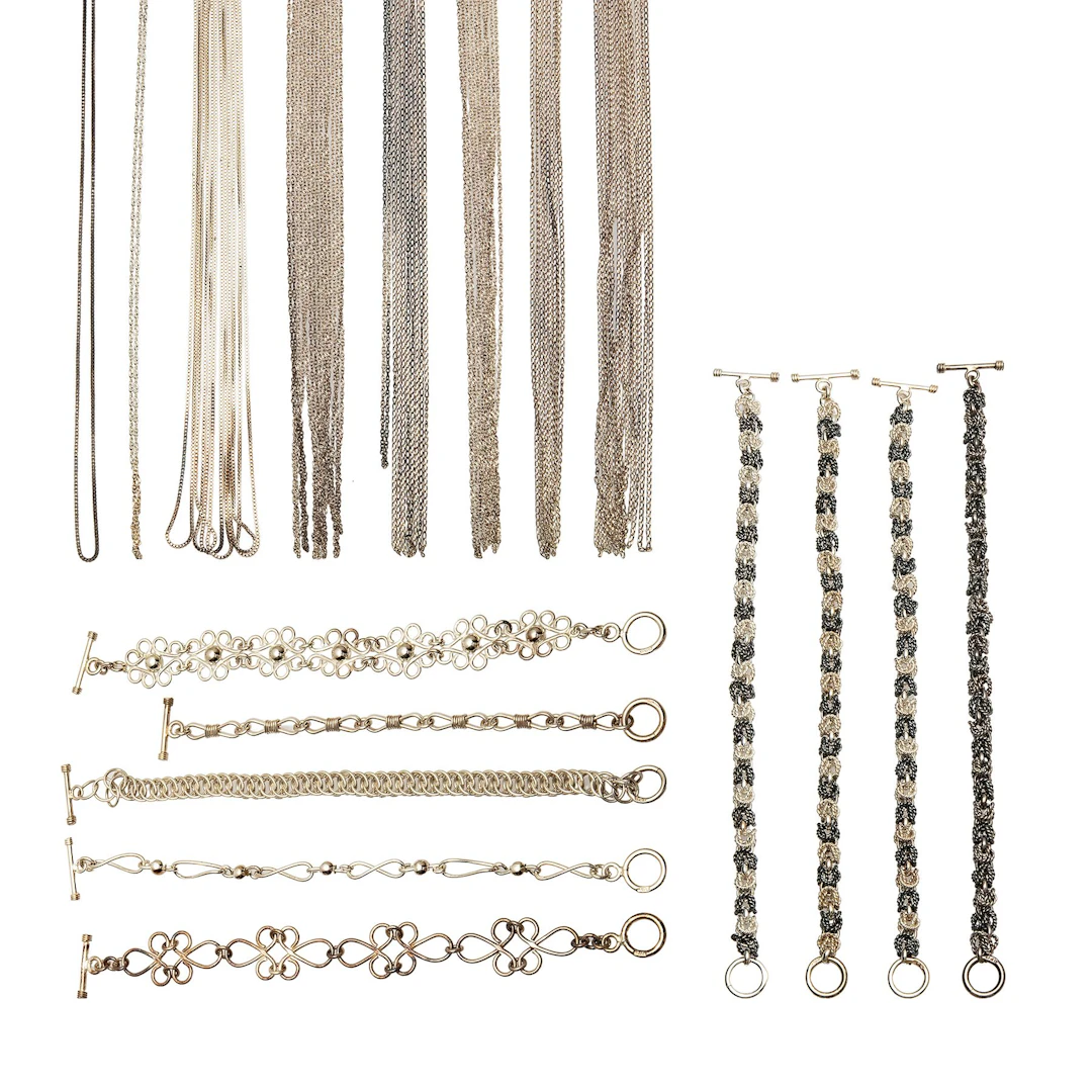 GARGANTILLAS Y PULSERAS EN PLATA