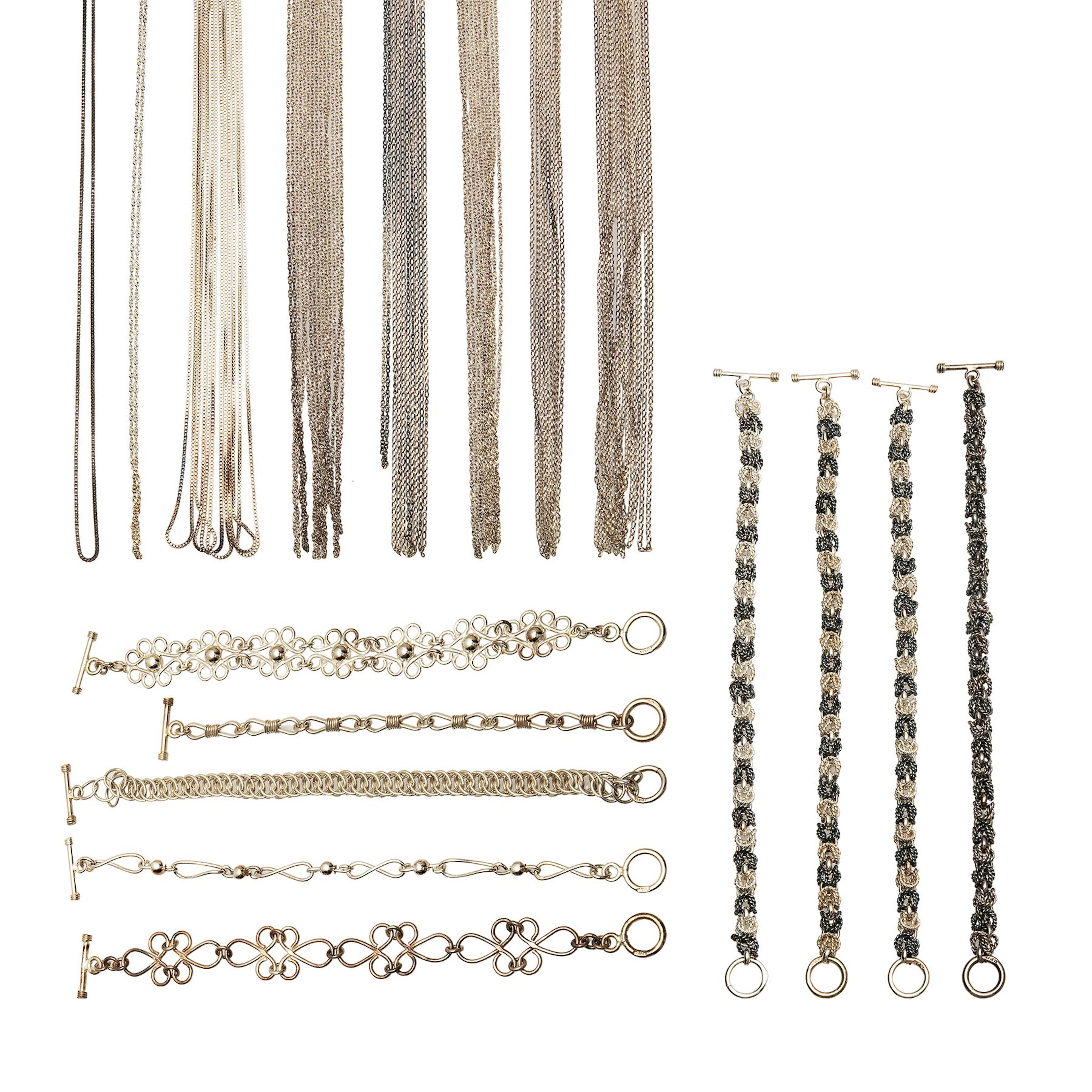 GARGANTILLAS Y PULSERAS EN PLATA