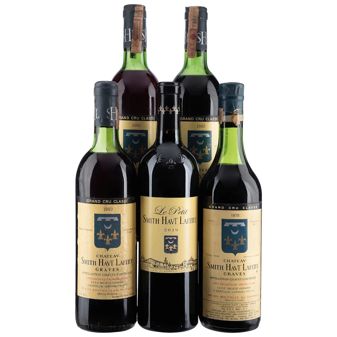Château Smith Haut Lafitte Cru Classé de Graves 1978, 1980 y Petit