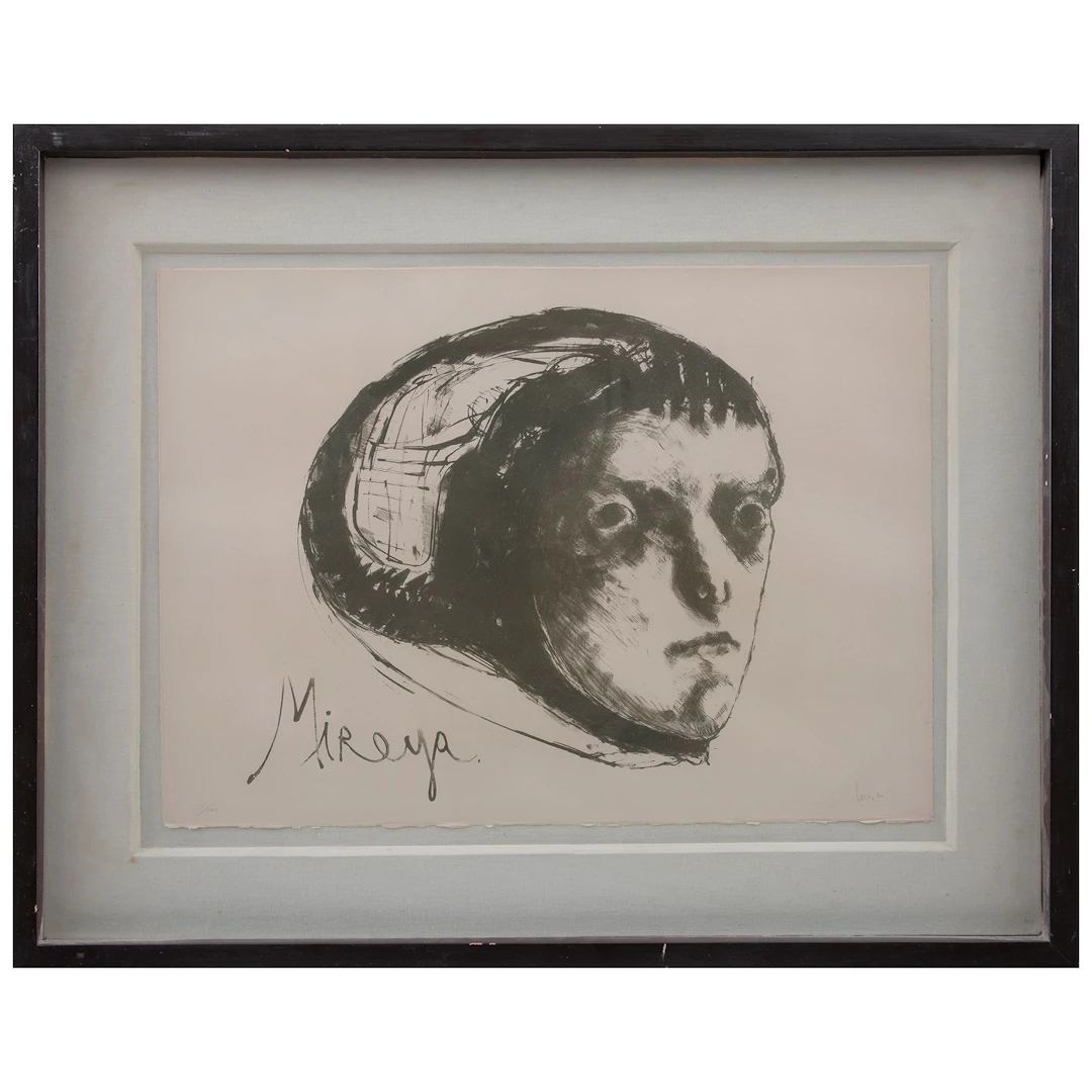 JOSÉ LUIS CUEVAS. Mireya, 1962. Firmada. Serigrafía sin número de