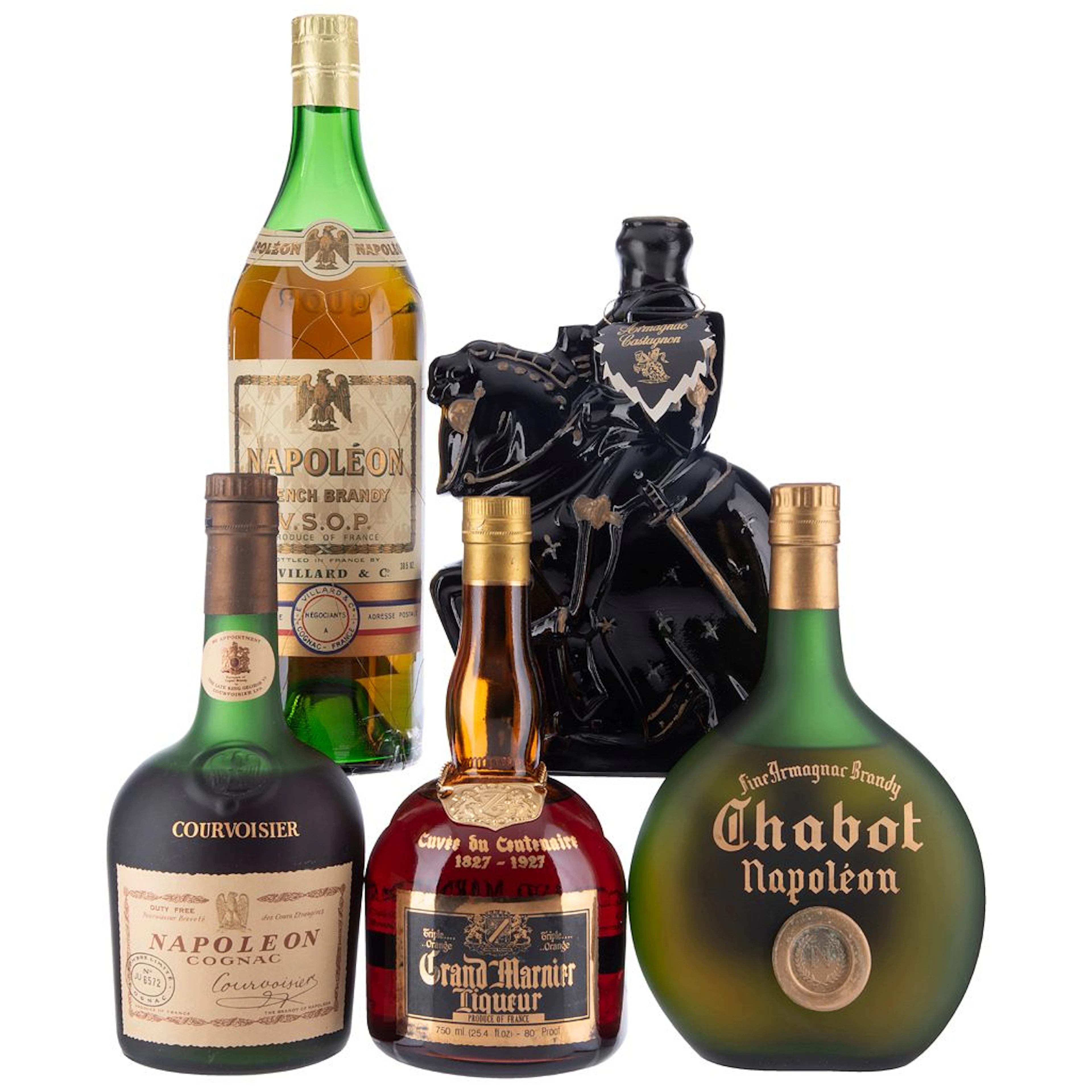 Destilados Premium. St-Rémy VSOP Napoléon Brandy (2) Gran Marnier