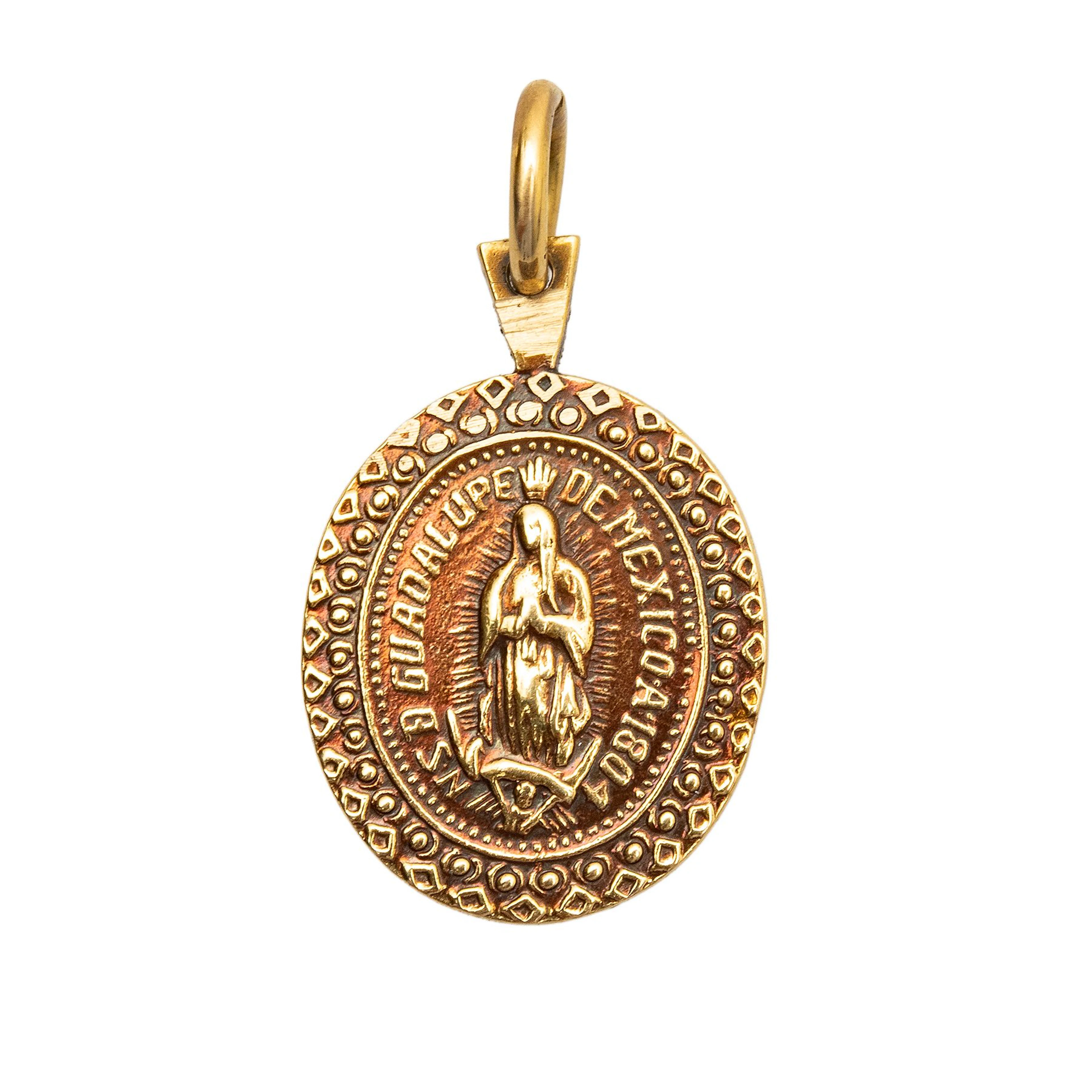 MEDALLA RELIGIOSA EN ORO AMARILLO DE 14K