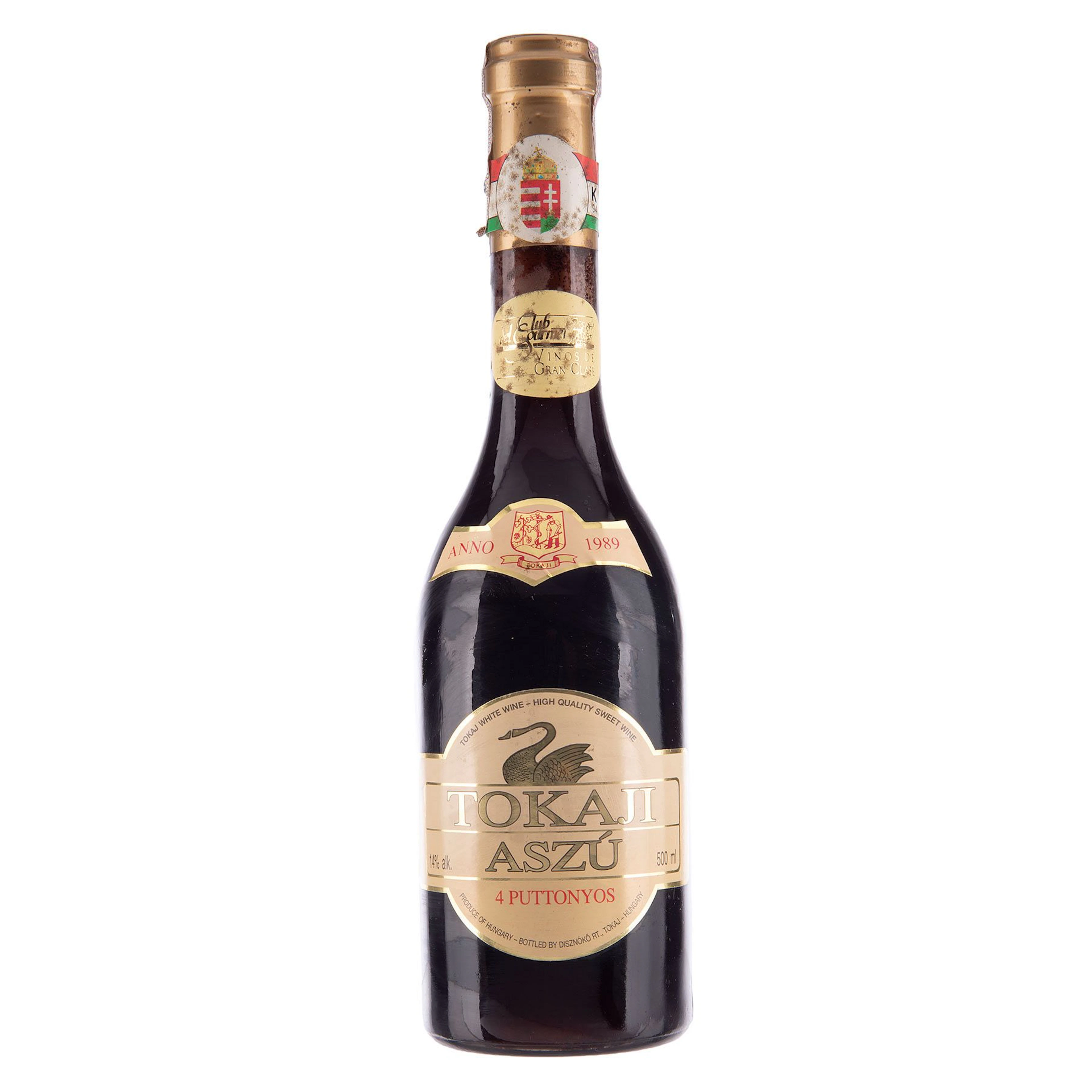 Tokaji Aszú 4 Puttonyos Cosecha: 1989 Tokaj, Hungría Nivel: en el cuello