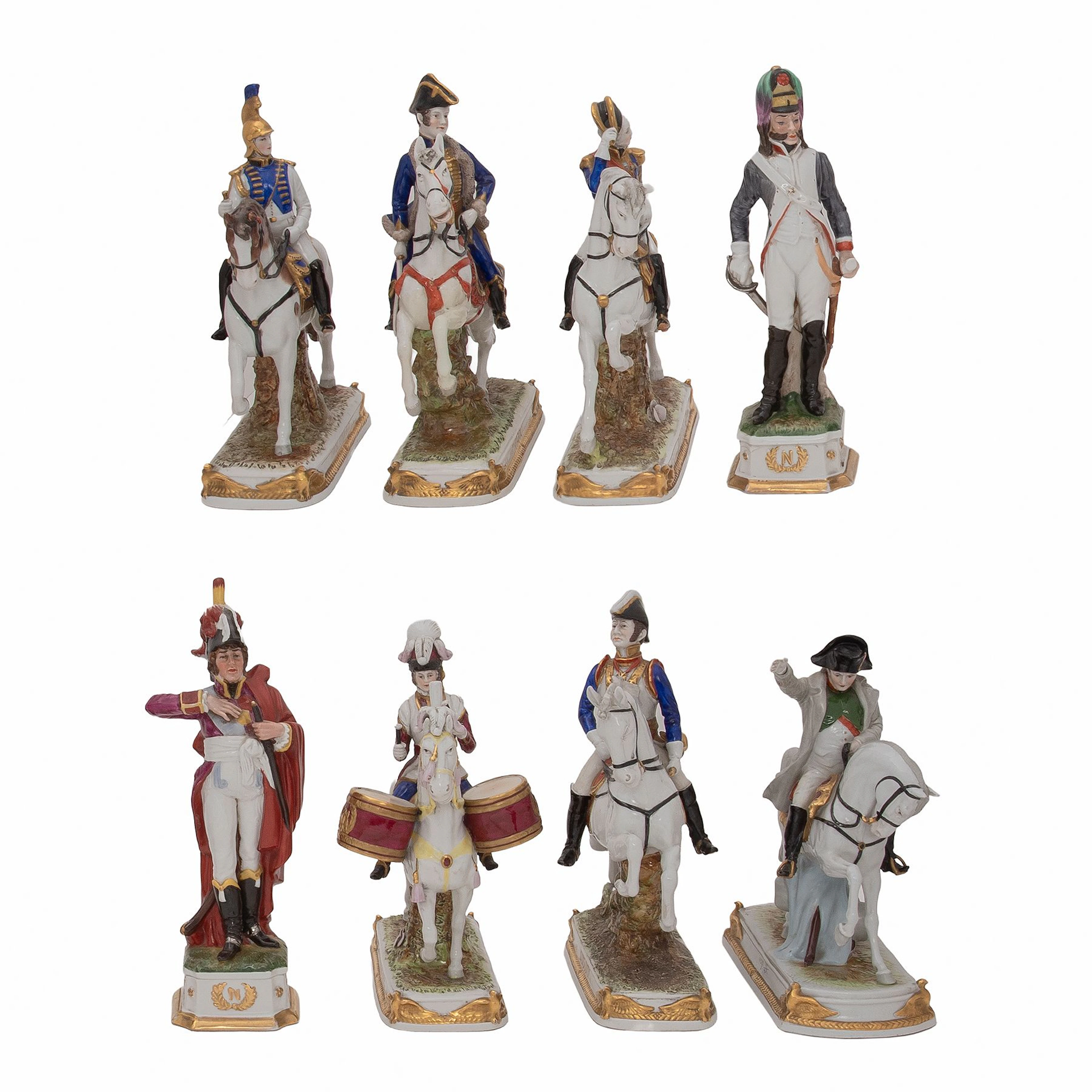 COLECCIÓN DE FIGURAS MILITARES NAPOLEÓNICAS CON LA GUARDIA IMPERIAL