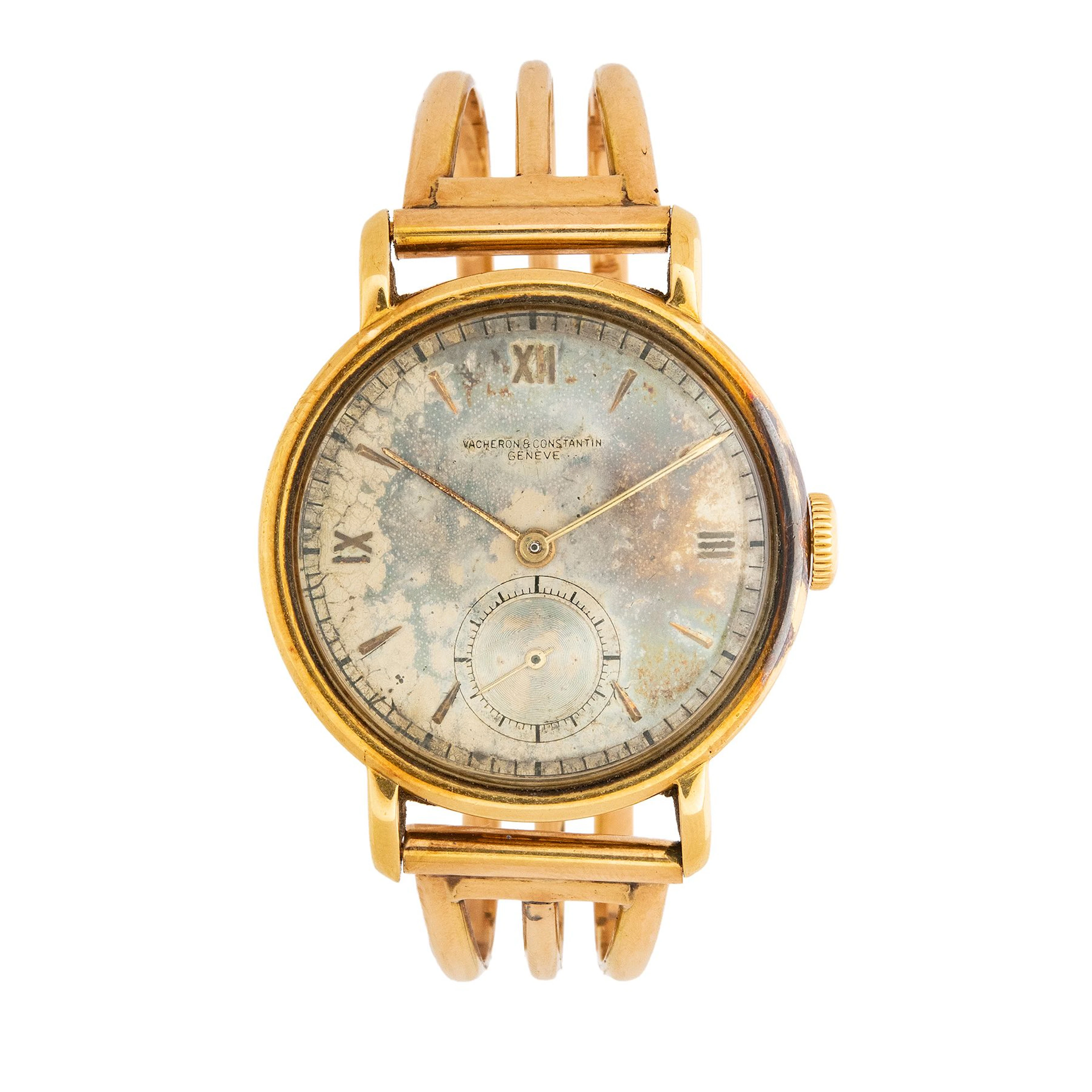 RELOJ VACHERON CONSTANTIN VINTAGE EN ORO AMARILLO DE 18K Y BRAZALETE DE 14K