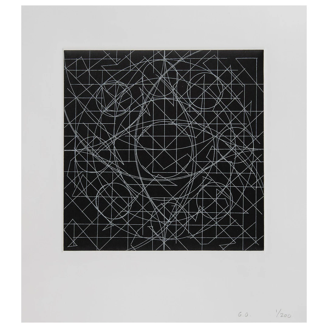 GABRIEL OROZCO. Sin título (One printed page), 2004. Firmado. Grabado