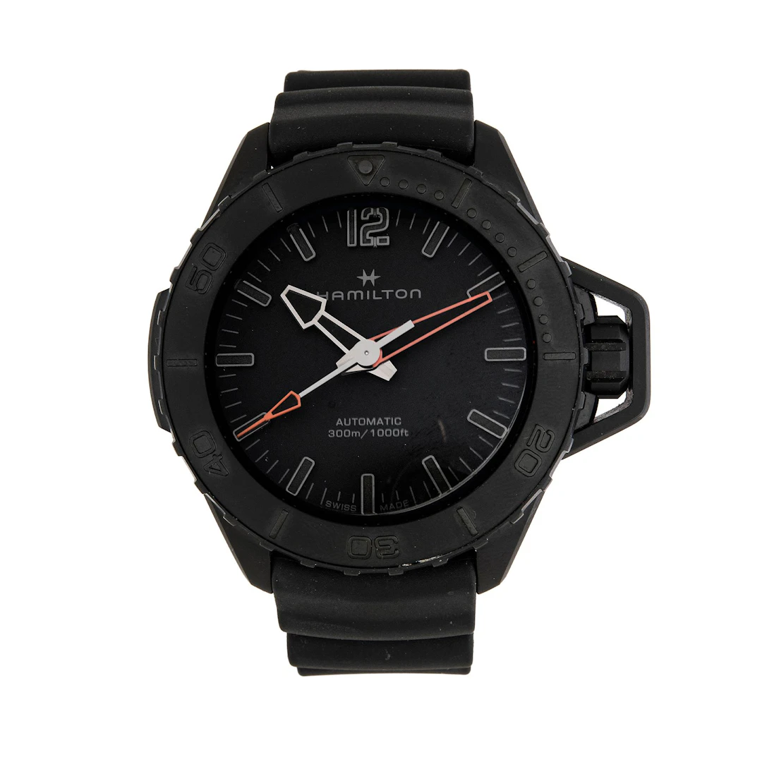 RELOJ HAMILTON KHAKI NAVY FROGMAN EN ACERO BLACK PVD REF. H778450
