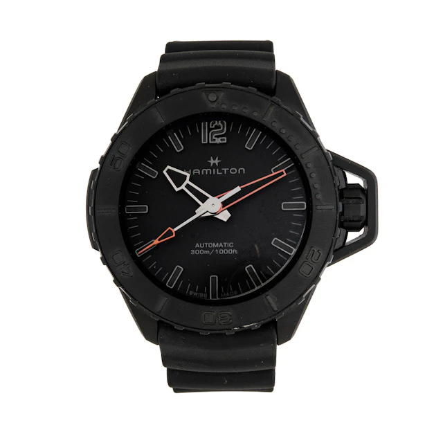 RELOJ HAMILTON KHAKI NAVY FROGMAN EN ACERO BLACK PVD REF. H778450