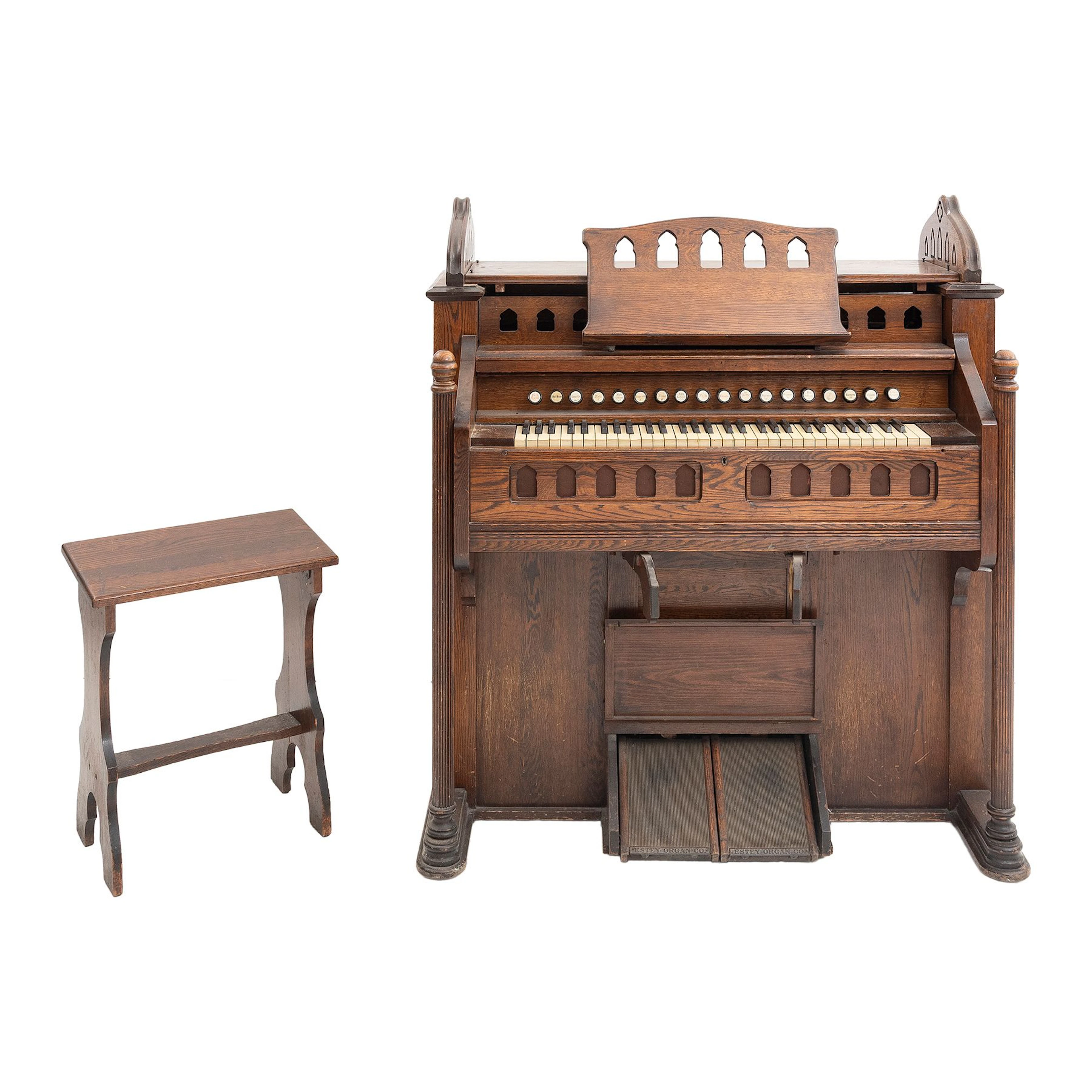 ÓRGANO DE FUELLE, EE. UU, PRINC. SXX. De la firma Estey Organ Co.