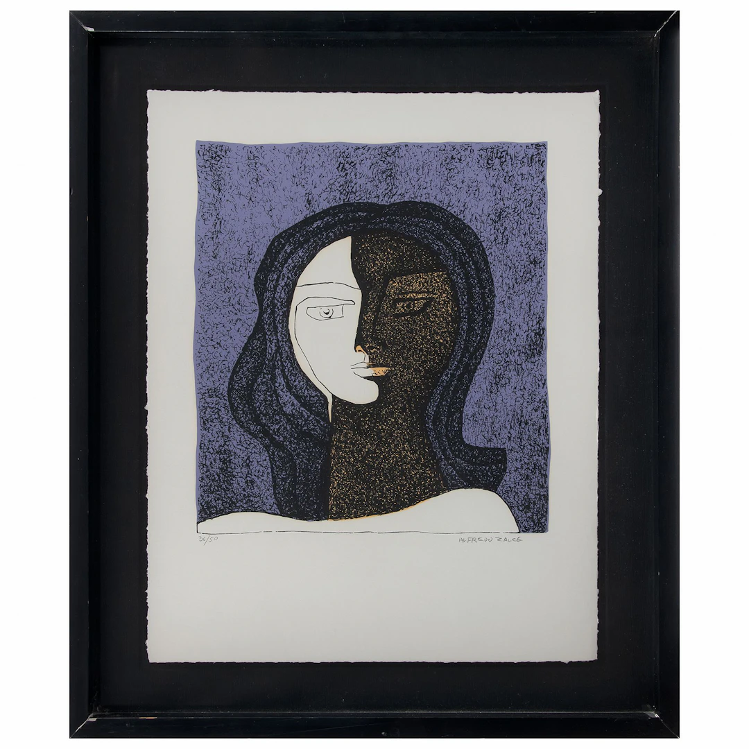 ALFREDO ZALCE. Sin título. Firmado. Serigrafía 36 / 50. 36 x 40 cm
