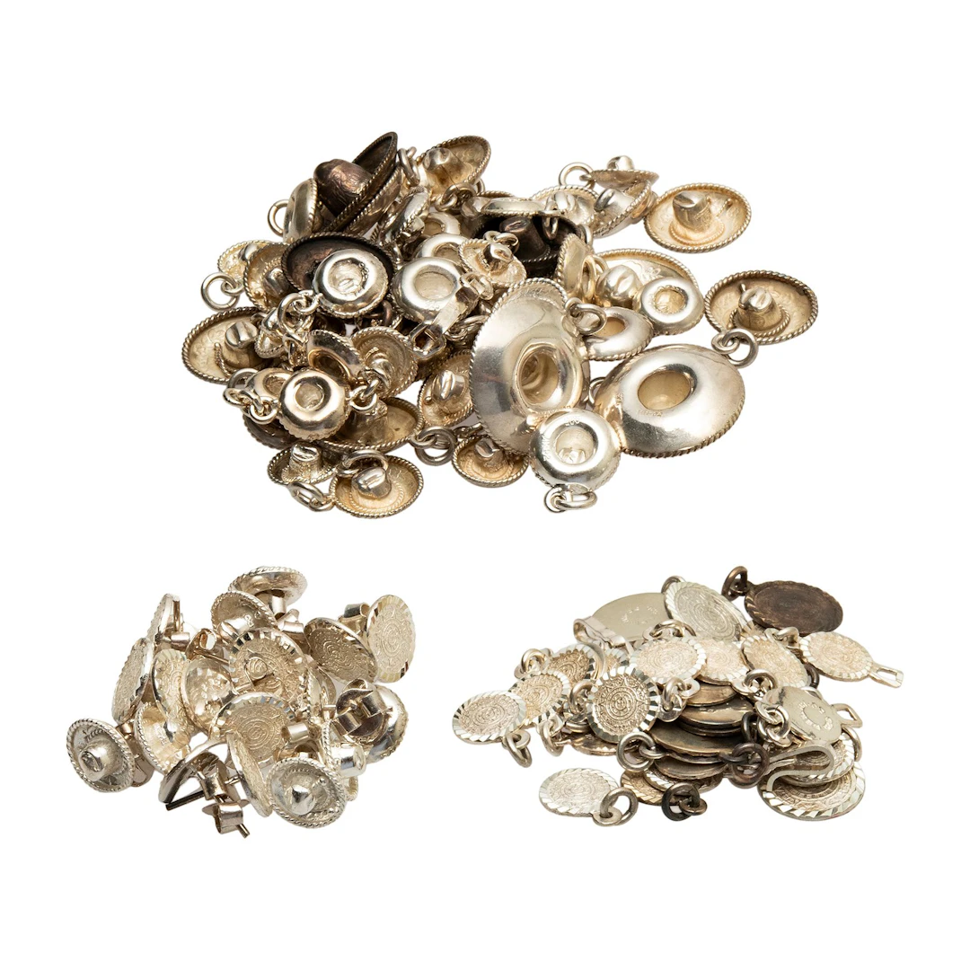 PENDIENTES, PULSERAS Y BROQUELES EN PLATA