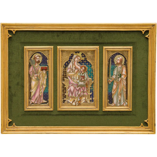 MODEST MORATÓ OJER .TABLA DE BARNABÁS: TRÍPTICO DE LA VIRGEN DE LA
