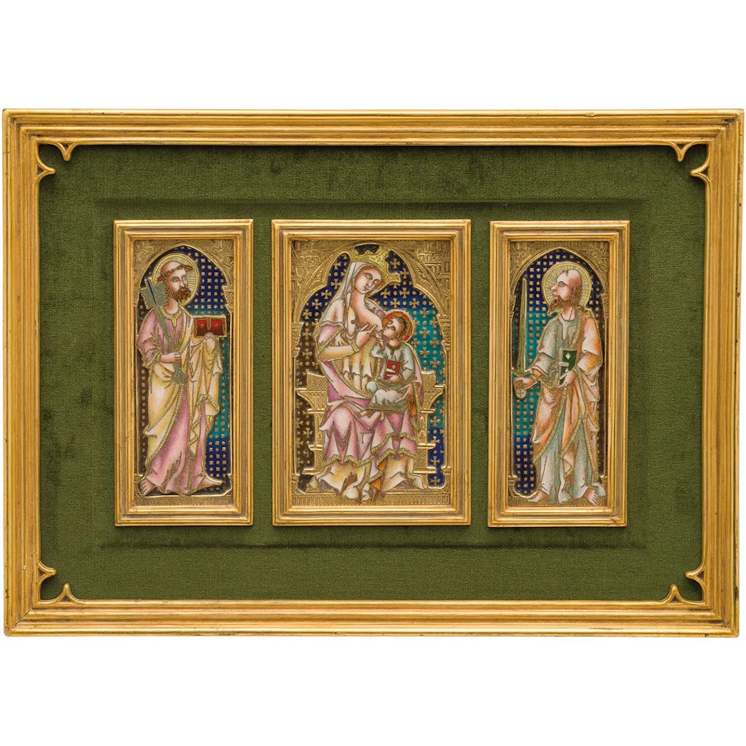 MODEST MORATÓ OJER .TABLA DE BARNABÁS: TRÍPTICO DE LA VIRGEN DE LA