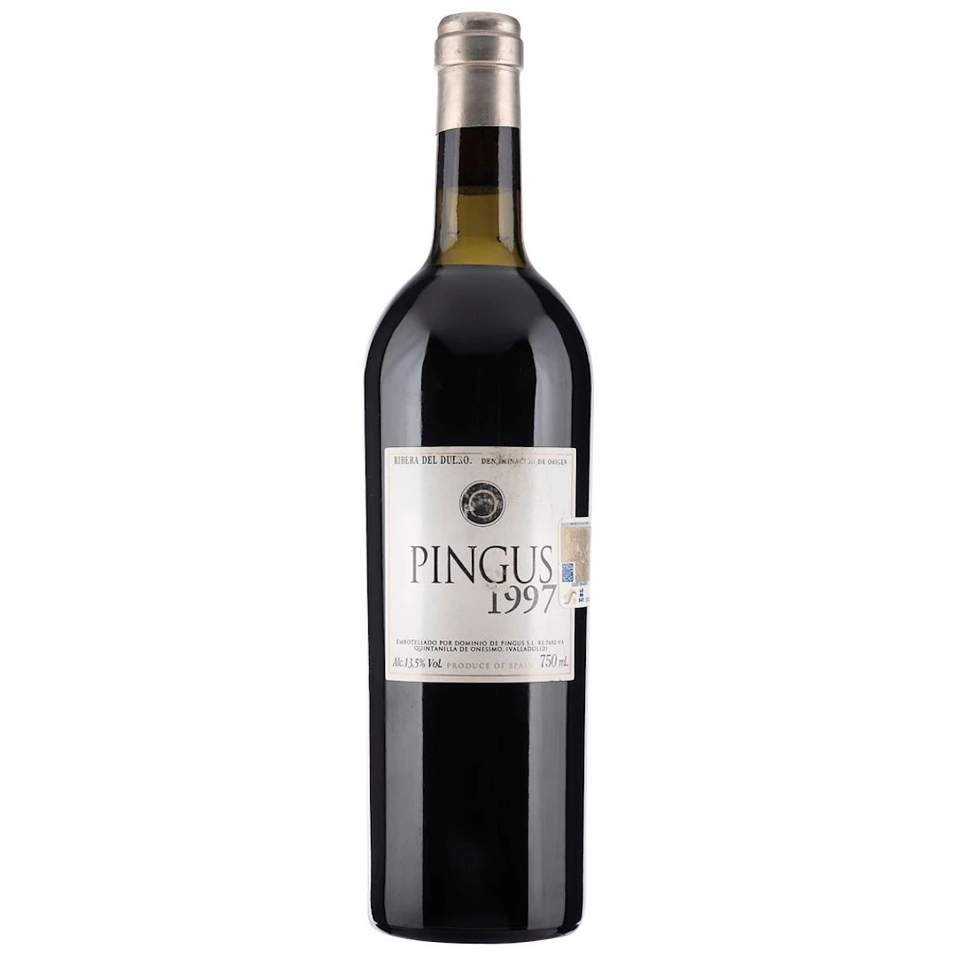 Dominio de Pingus Cosecha: 1997 Ribera del Duero, España Nivel: en