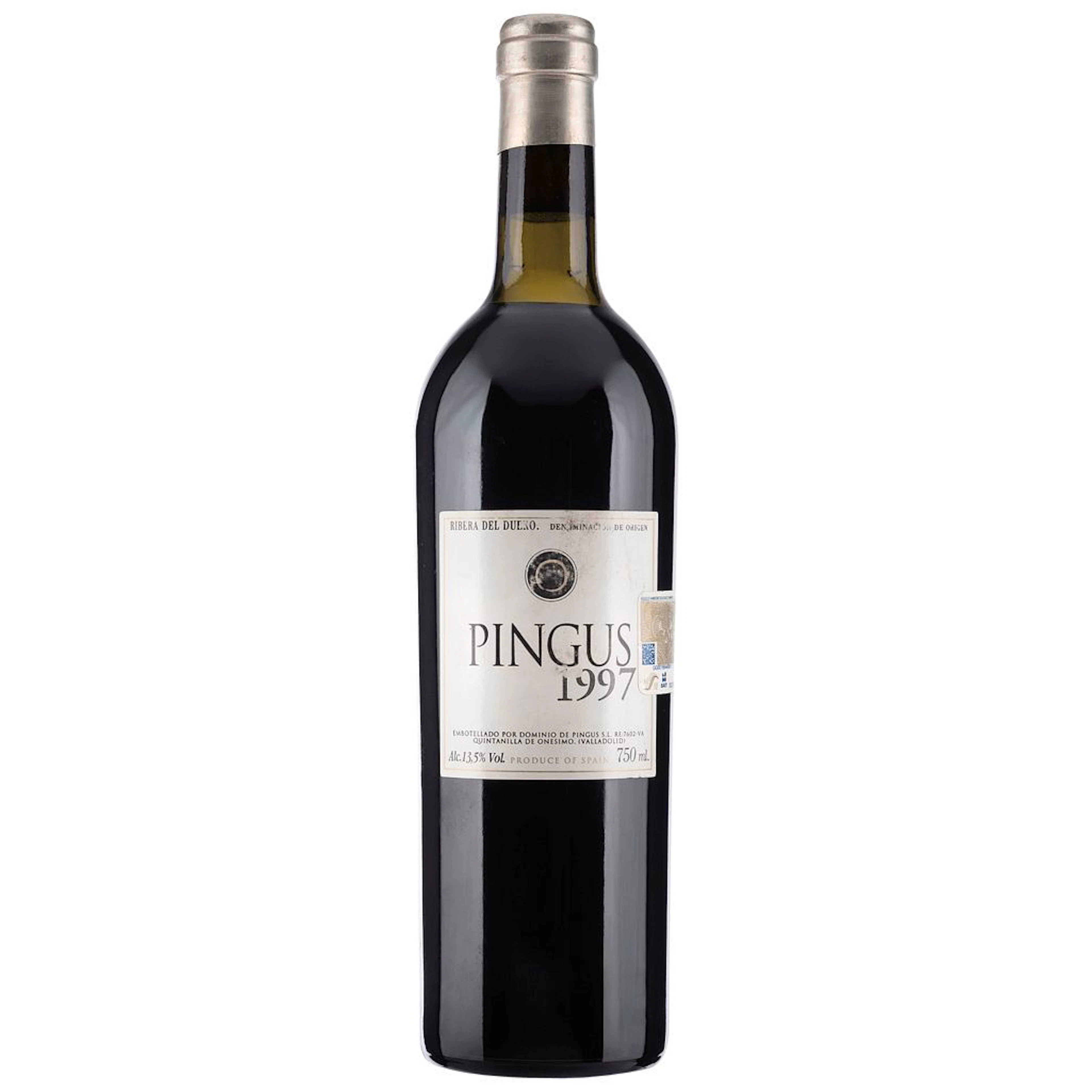 Dominio de Pingus Cosecha: 1997 Ribera del Duero, España Nivel: en