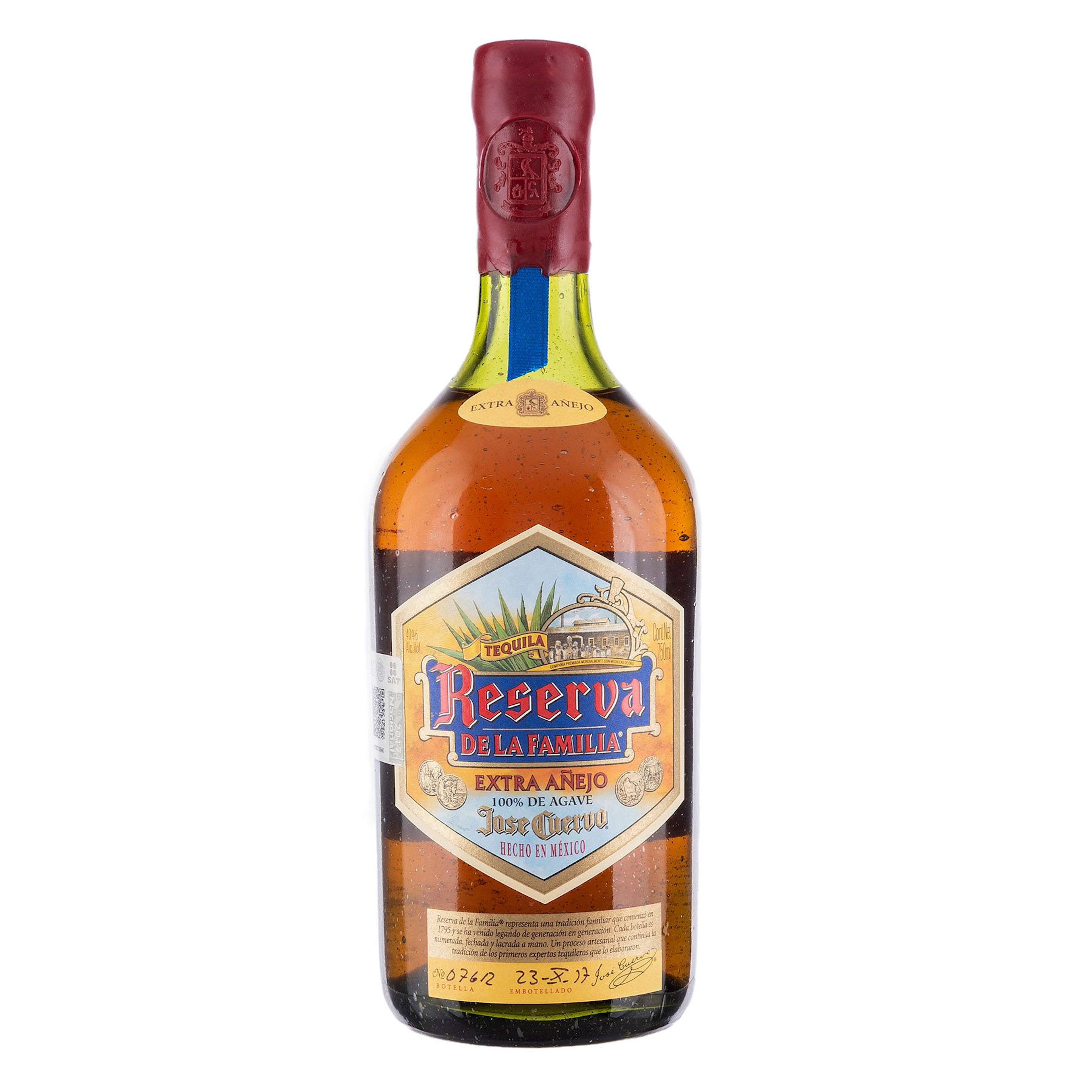 José Cuervo Reserva de la Familia Extra Añejo, Tequila, México. Edición