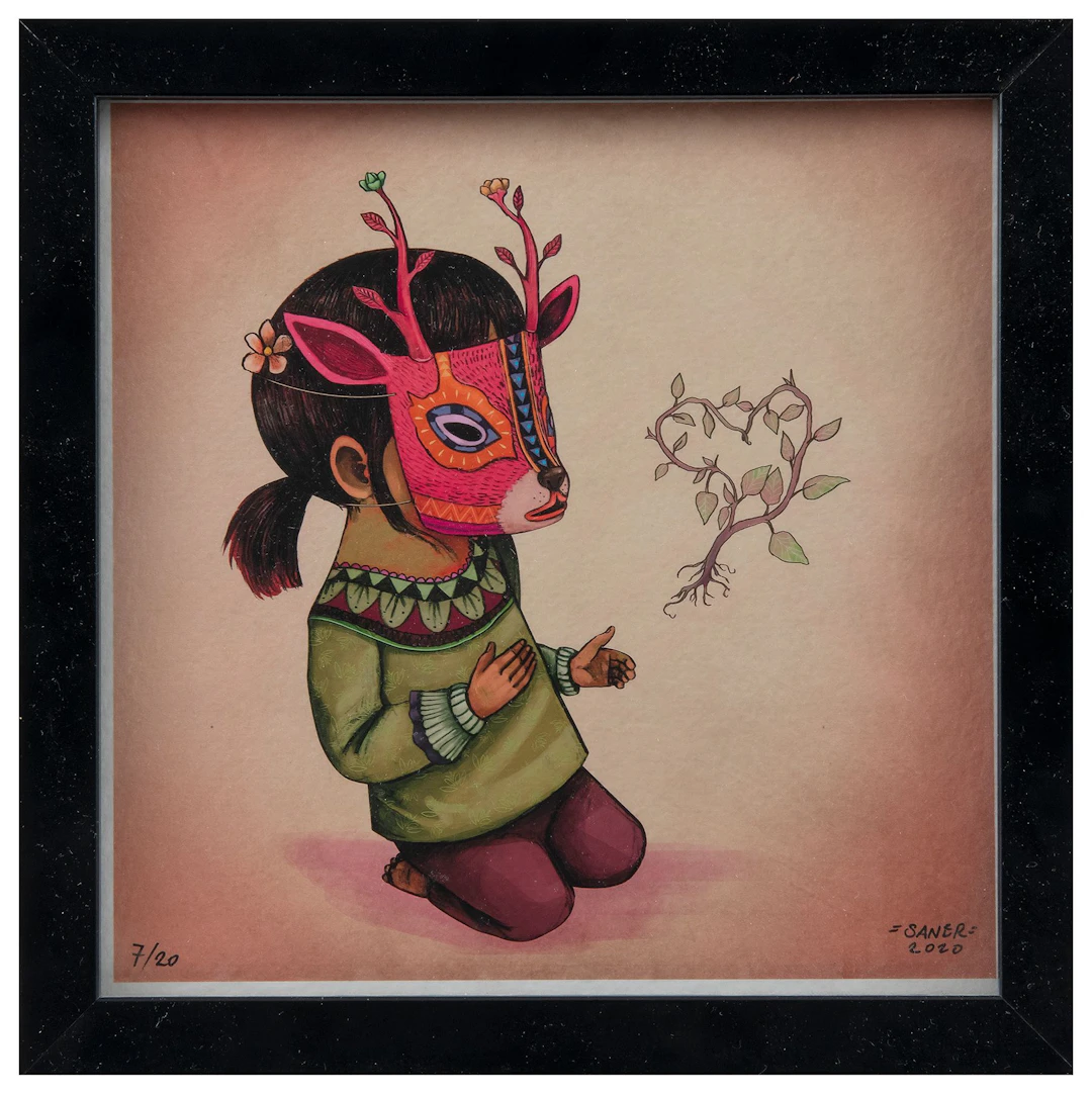 EDGAR FLORES "SANER". Sin título. Firmado y fechado 2020 Giclée 7