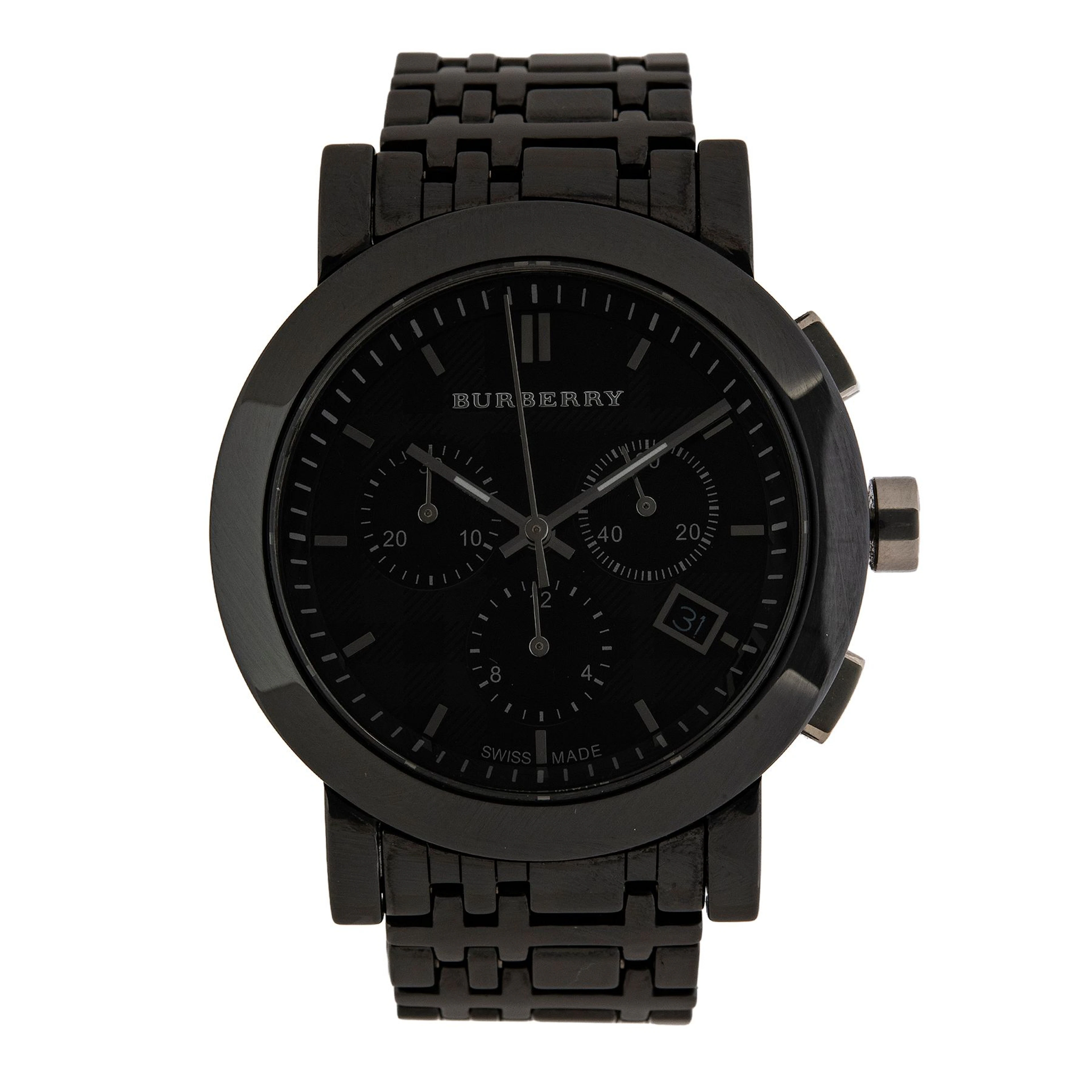 RELOJ BURBERRY CHRONOGRAPH EN CERÁMICA Y ACERO REF. BU1771