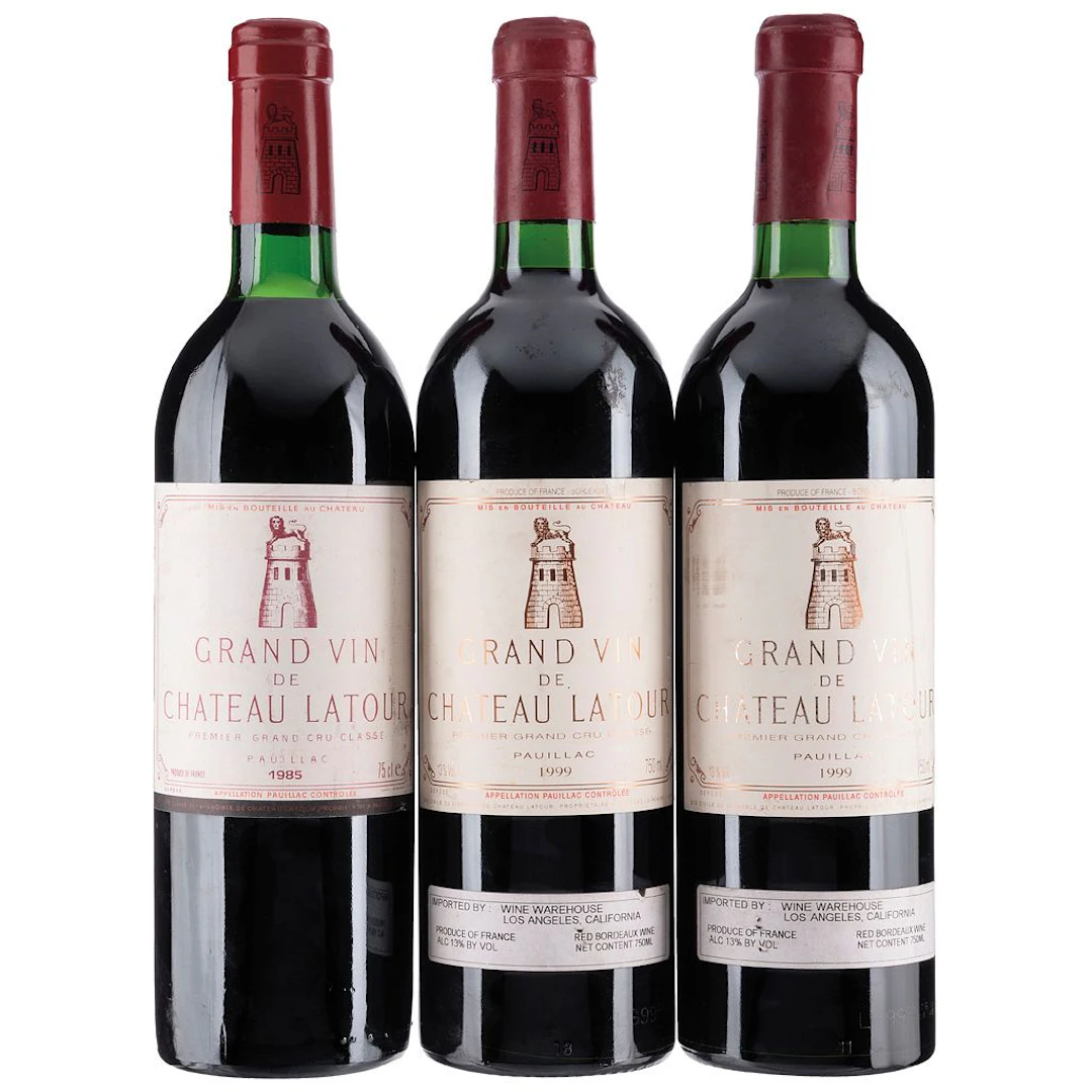 Château Latour 1er Grand Cru Classé Cosechas: 1985 y 1999 Pauillac