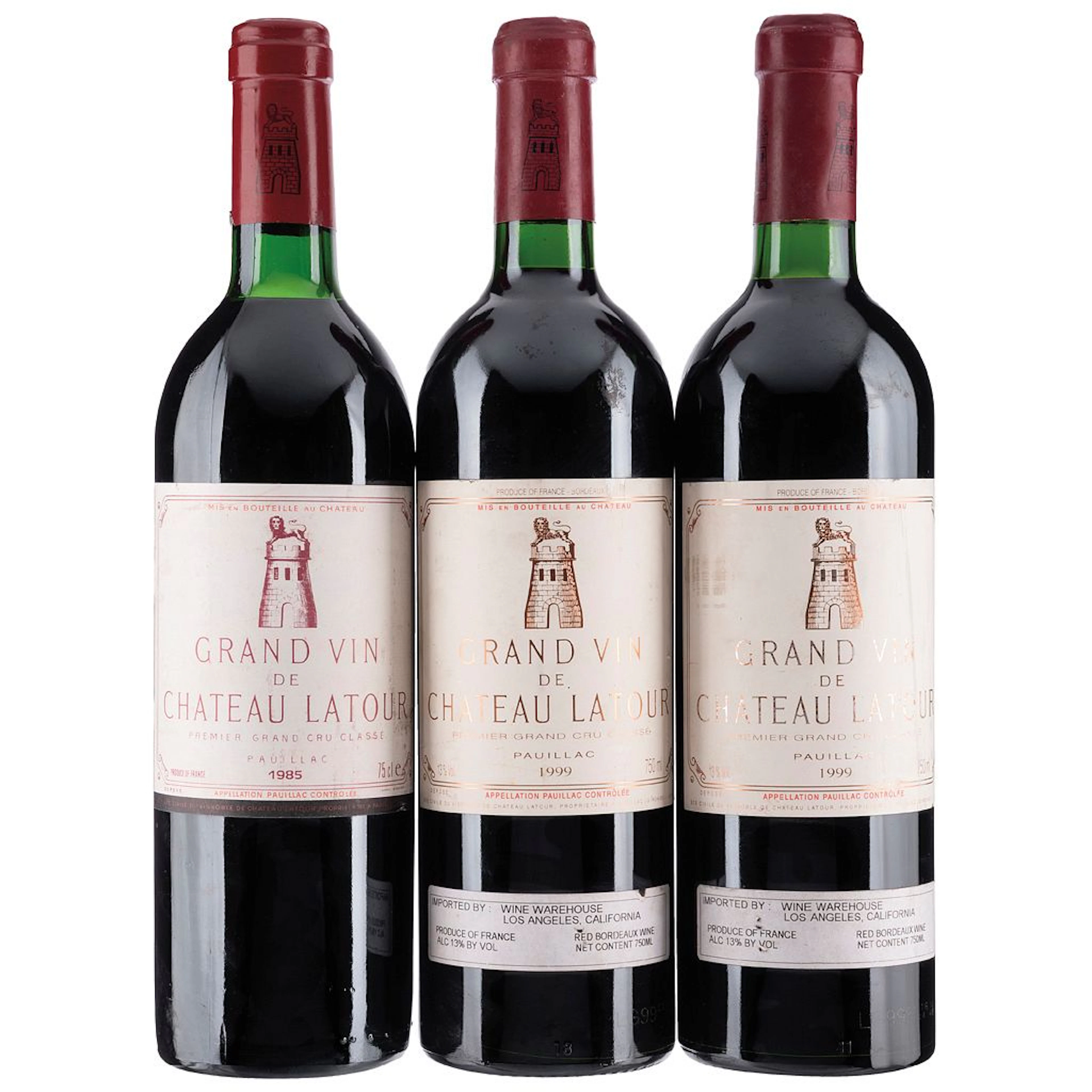 Château Latour 1er Grand Cru Classé Cosechas: 1985 y 1999 Pauillac