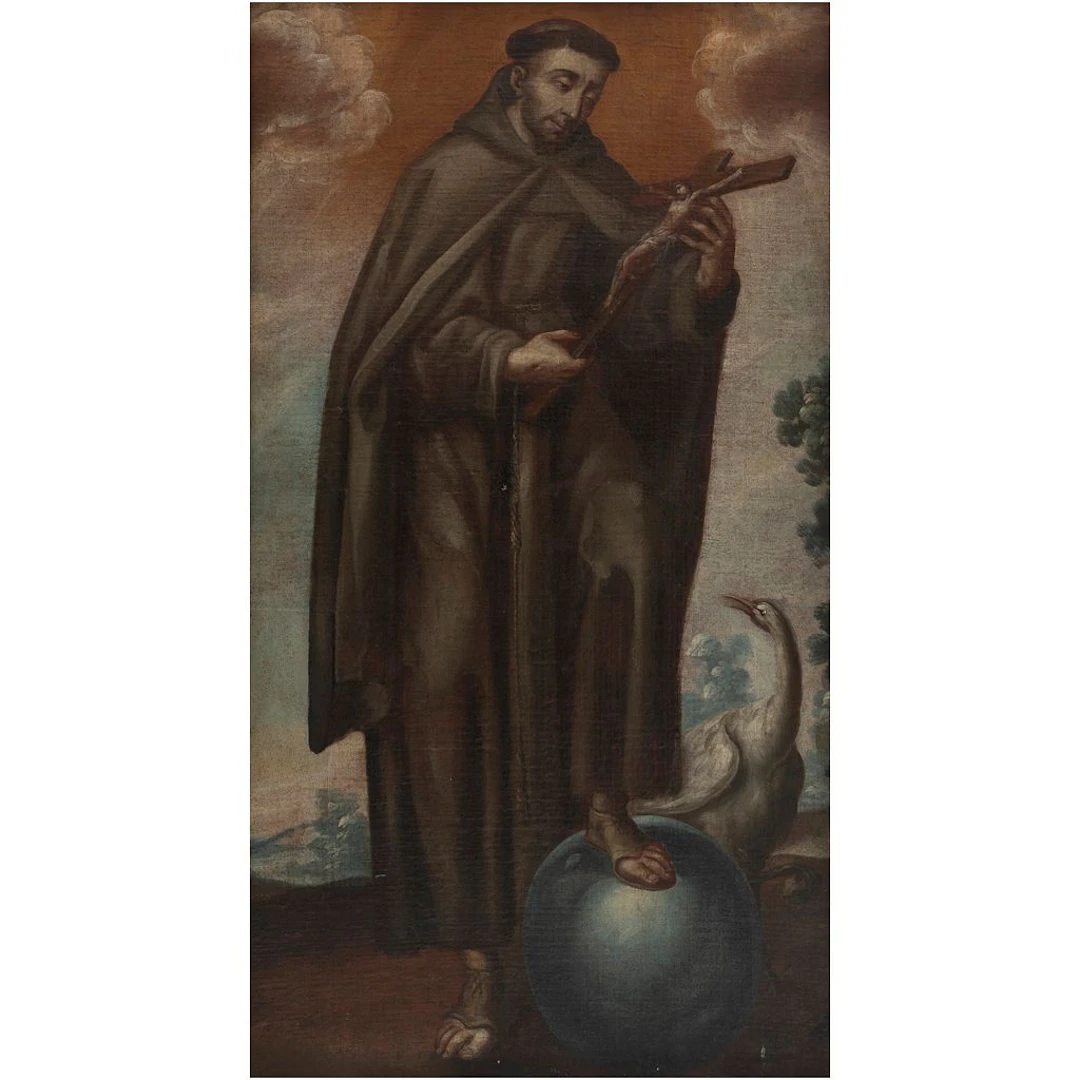 SAN FRANCISCO DE ASÍS MÉXICO, S XVIII Óleo sobre tela