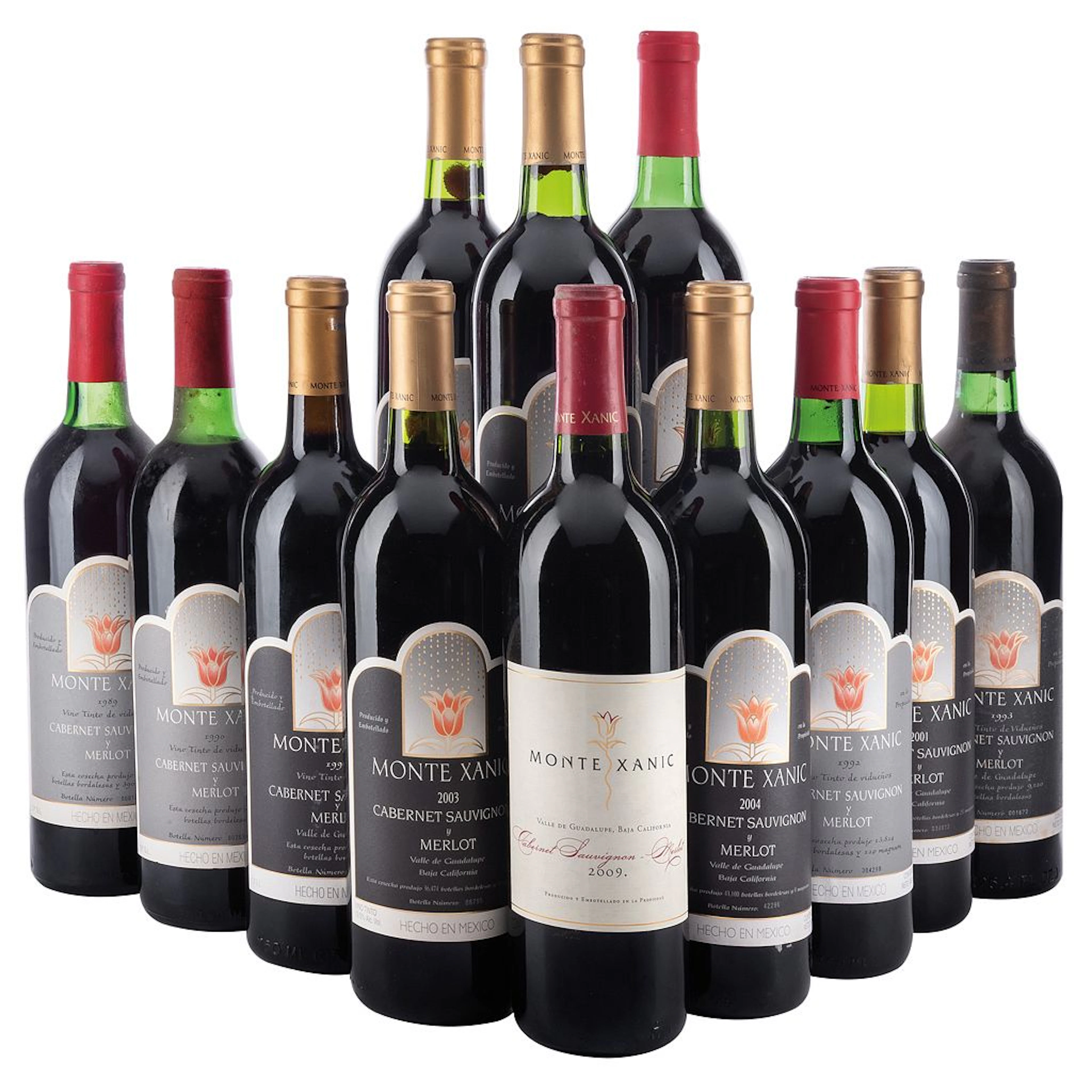 Vertical Cabernet Sauvignon - Merlot Cosechas: 1989, 1990, 1991, 1992