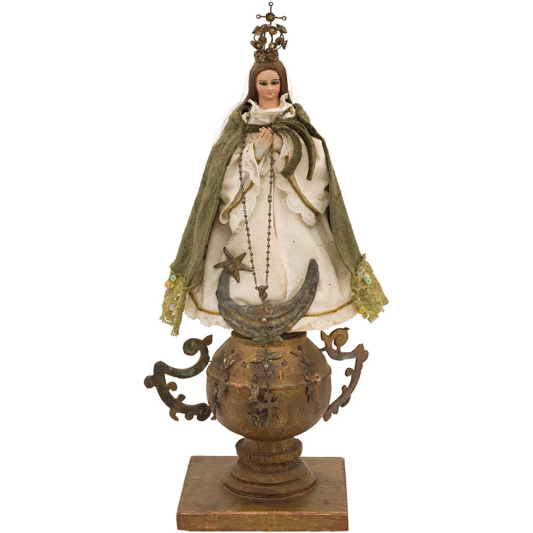 INMACULADA CONCEPCIÓN VESTIDERA MÉXICO, INICIOS DE SIGLO XX Talla