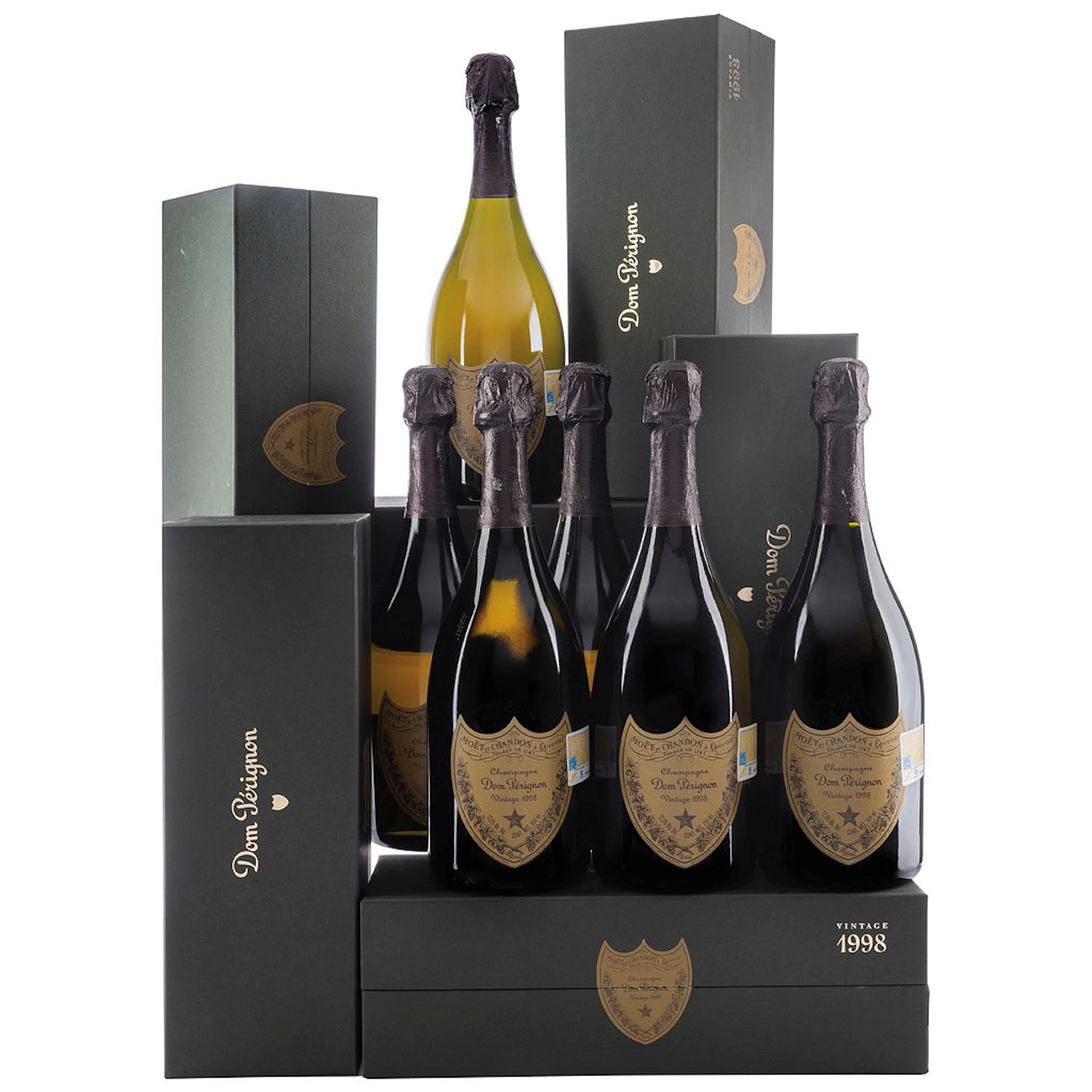 Dom Pérignon Prestige Cuvée Vintage: 1998 Champagne, Francia Piezas: