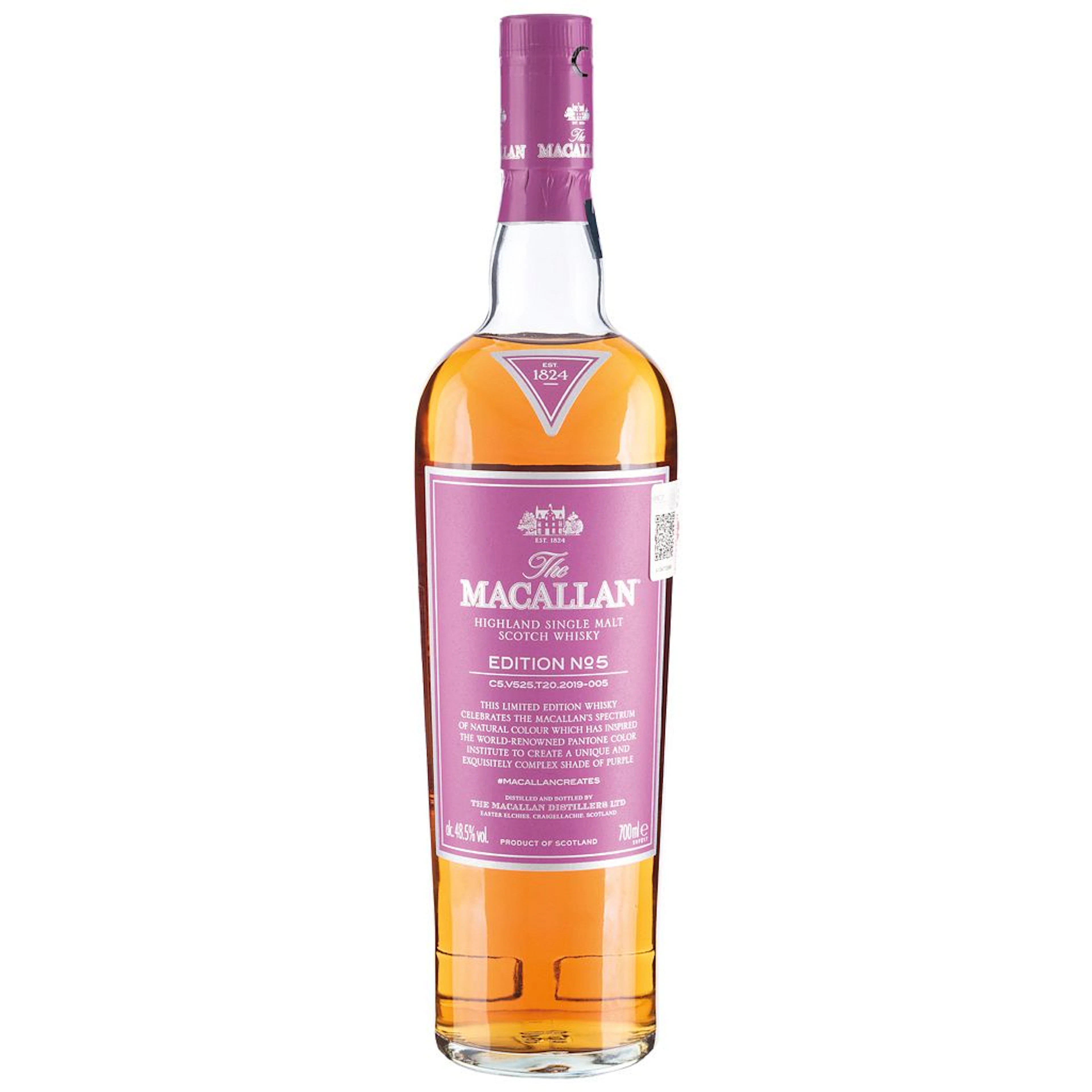 The Macallan, Edition No. 5 Single Malt Scotch Whisky Speyside, Escocia