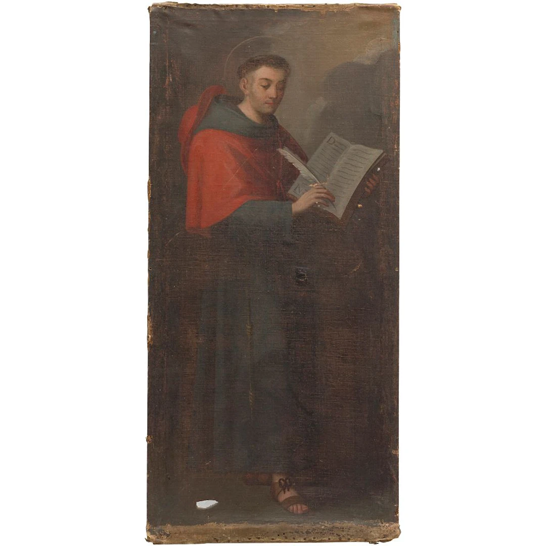 SAN BUENAVENTURA MÉXICO, SIGLO XVIII Óleo sobre tela