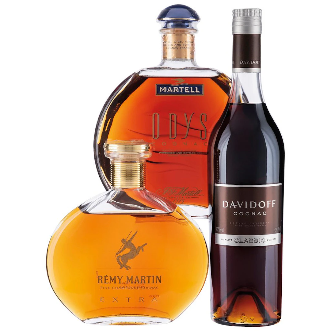 Coñacs Premium: Martell Odys y Davidoff Classic Vintage. Remy Martin