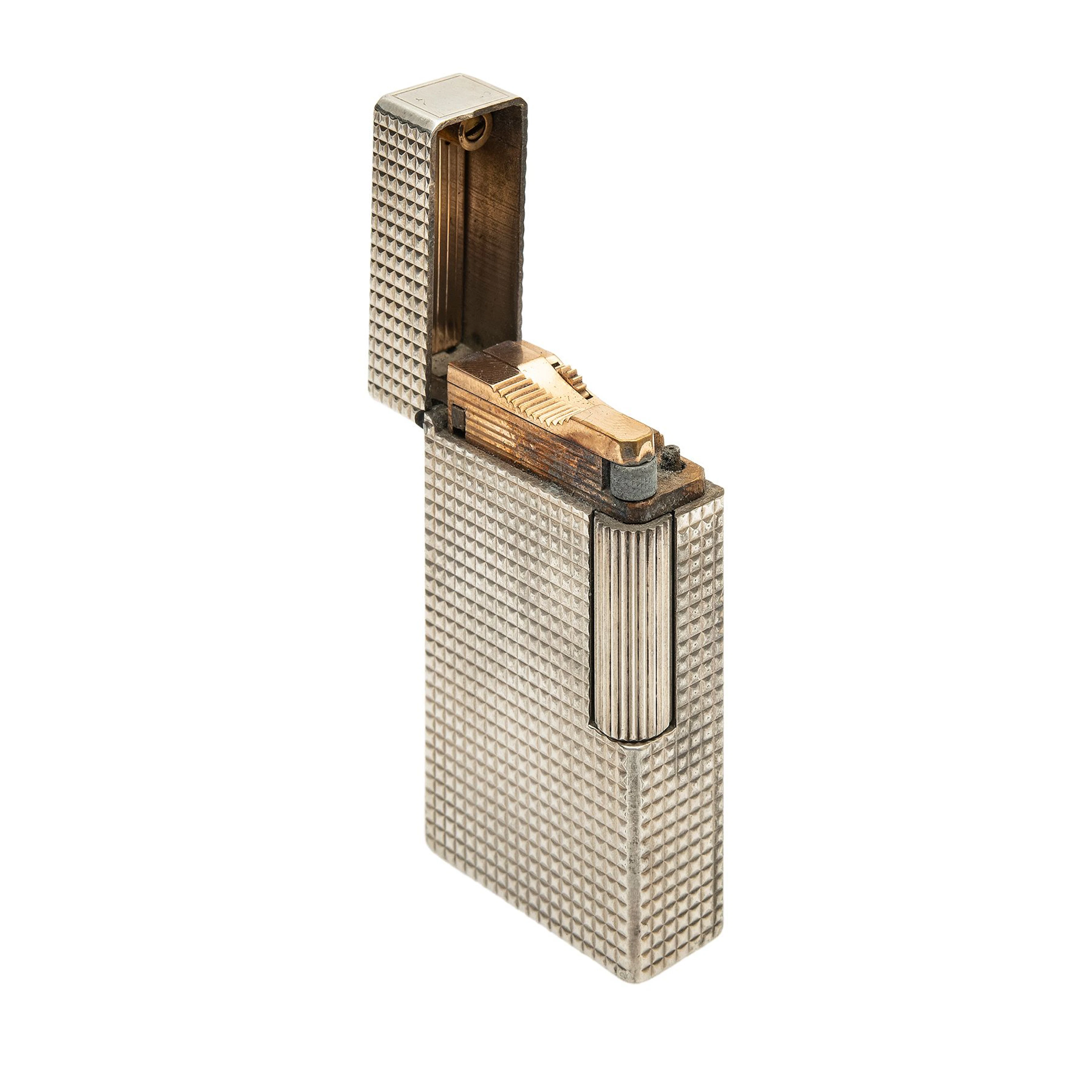 ENCENDEDOR St. DUPONT LIGNE EN PLAQUE ARGENT