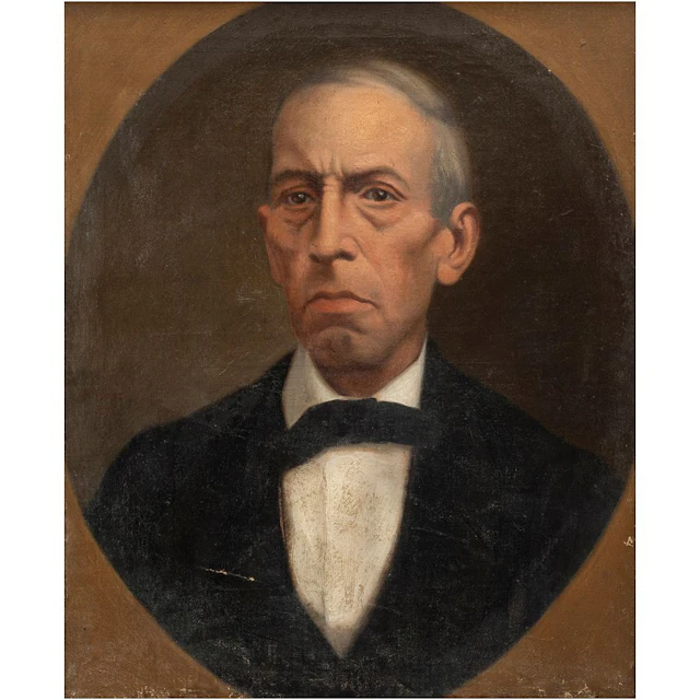 RETRATO DE CABALLERO. MÉXICO, S XIX Óleo sobre tela.