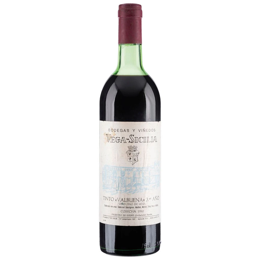 Vega Sicilia "Tinto Valbuena 3º" Cosecha: 1980 Ribera del Duero, España