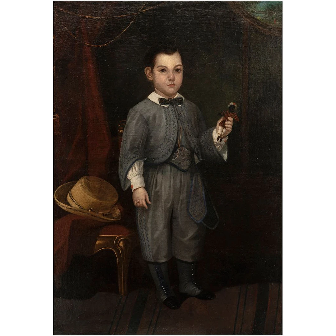 RETRATO INFANTIL. MÉXICO, SIGLO XIX Óleo sobre tela
