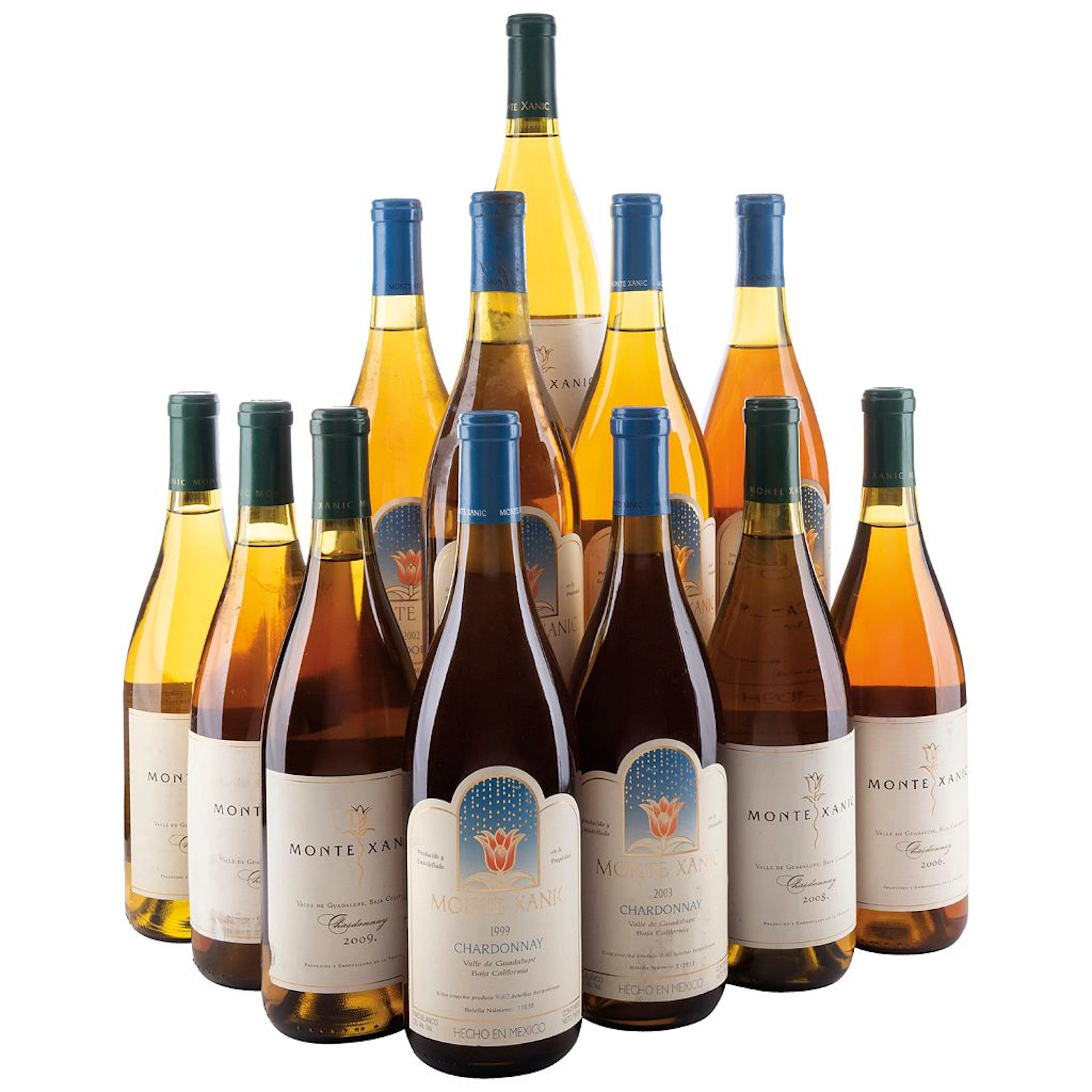 Vertical Chardonnay Cosechas: 1999, 2000, 2001, 2002, 2003, 2004